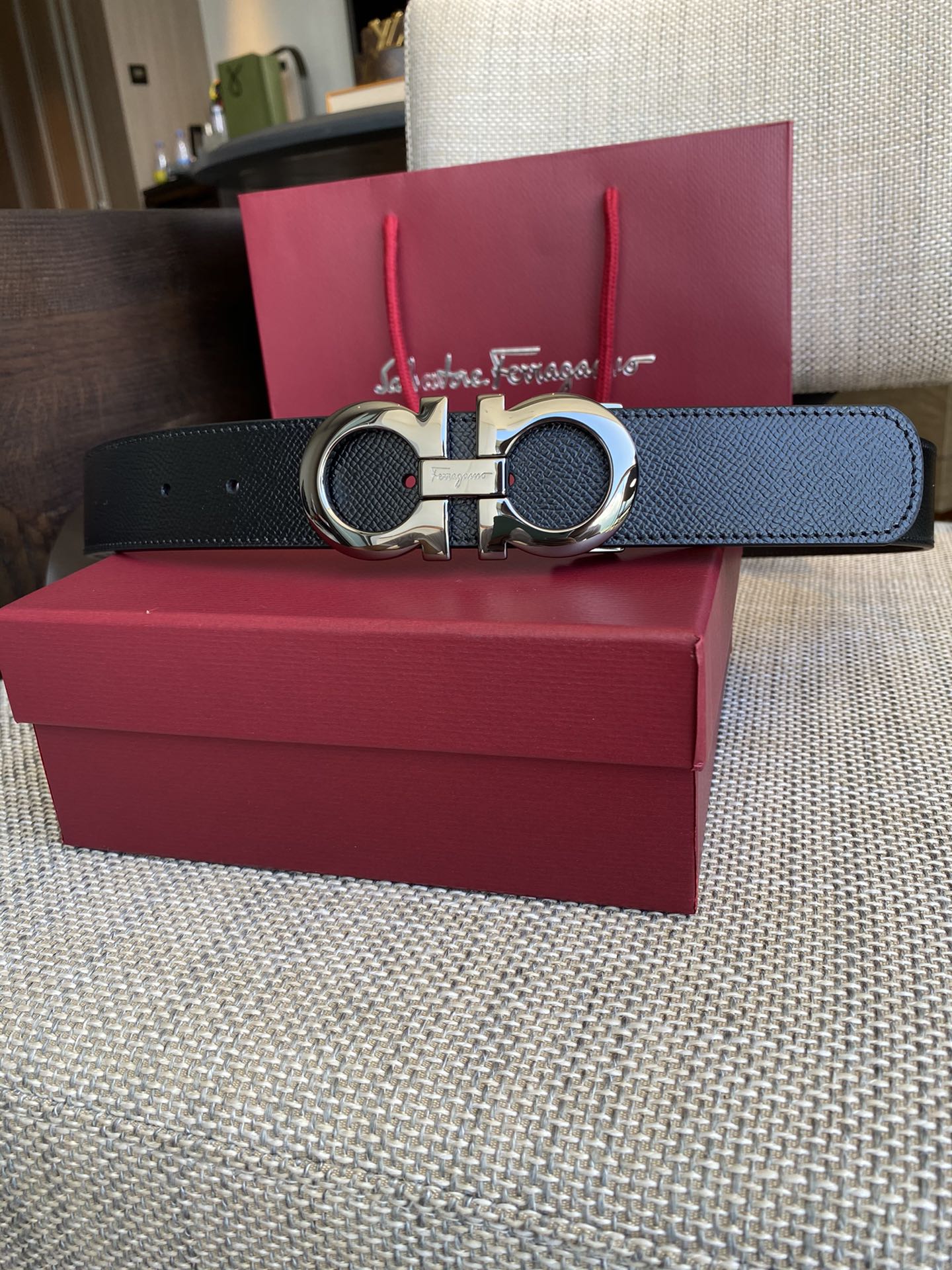 Salvatore Ferragamo Basic Belt Cow Leather M