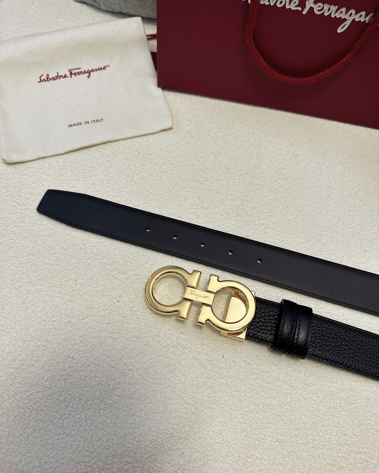 Salvatore Ferragamo Male Basic Belt Cow Leather M
