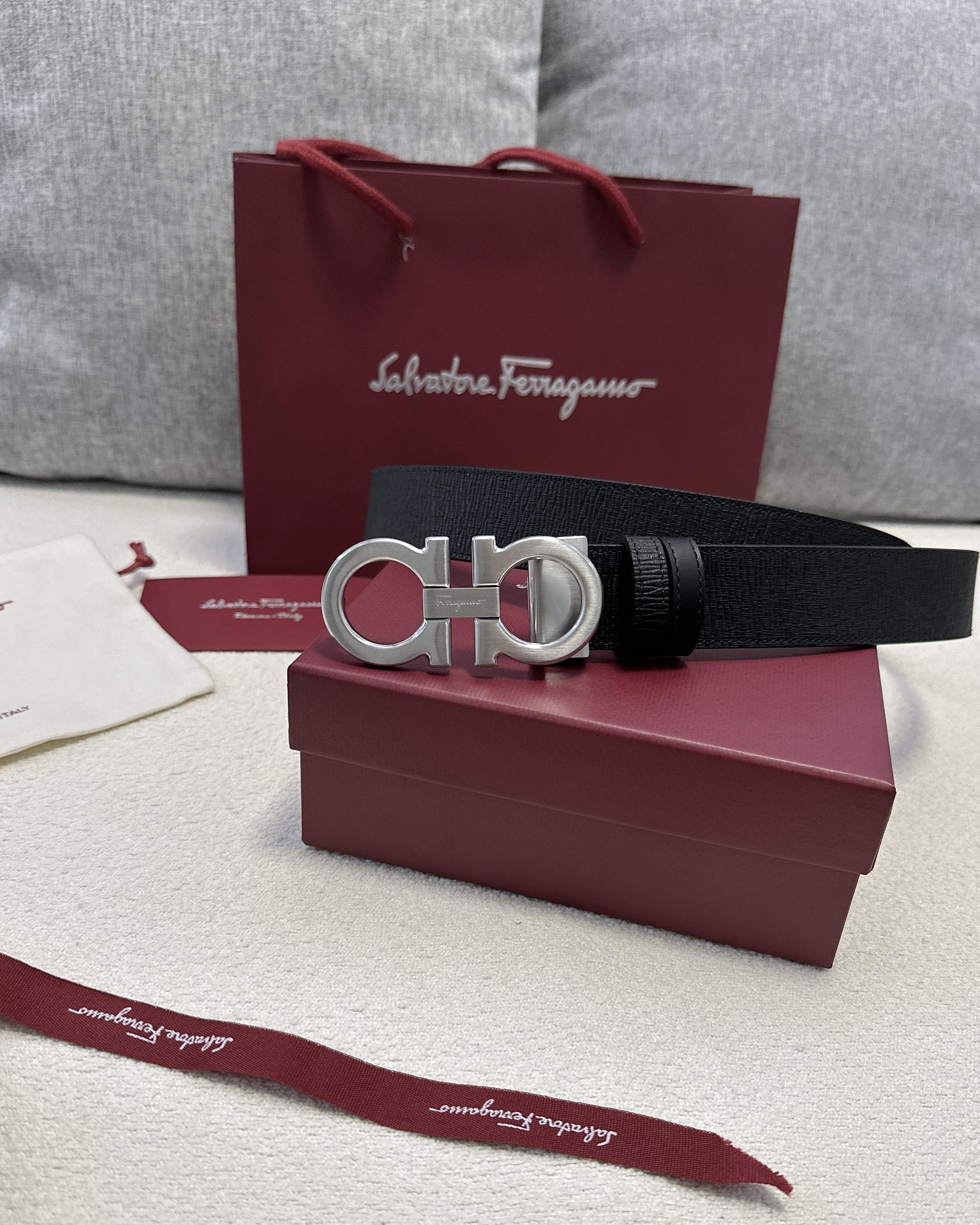 Salvatore Ferragamo Male Basic Belt Cow Leather M