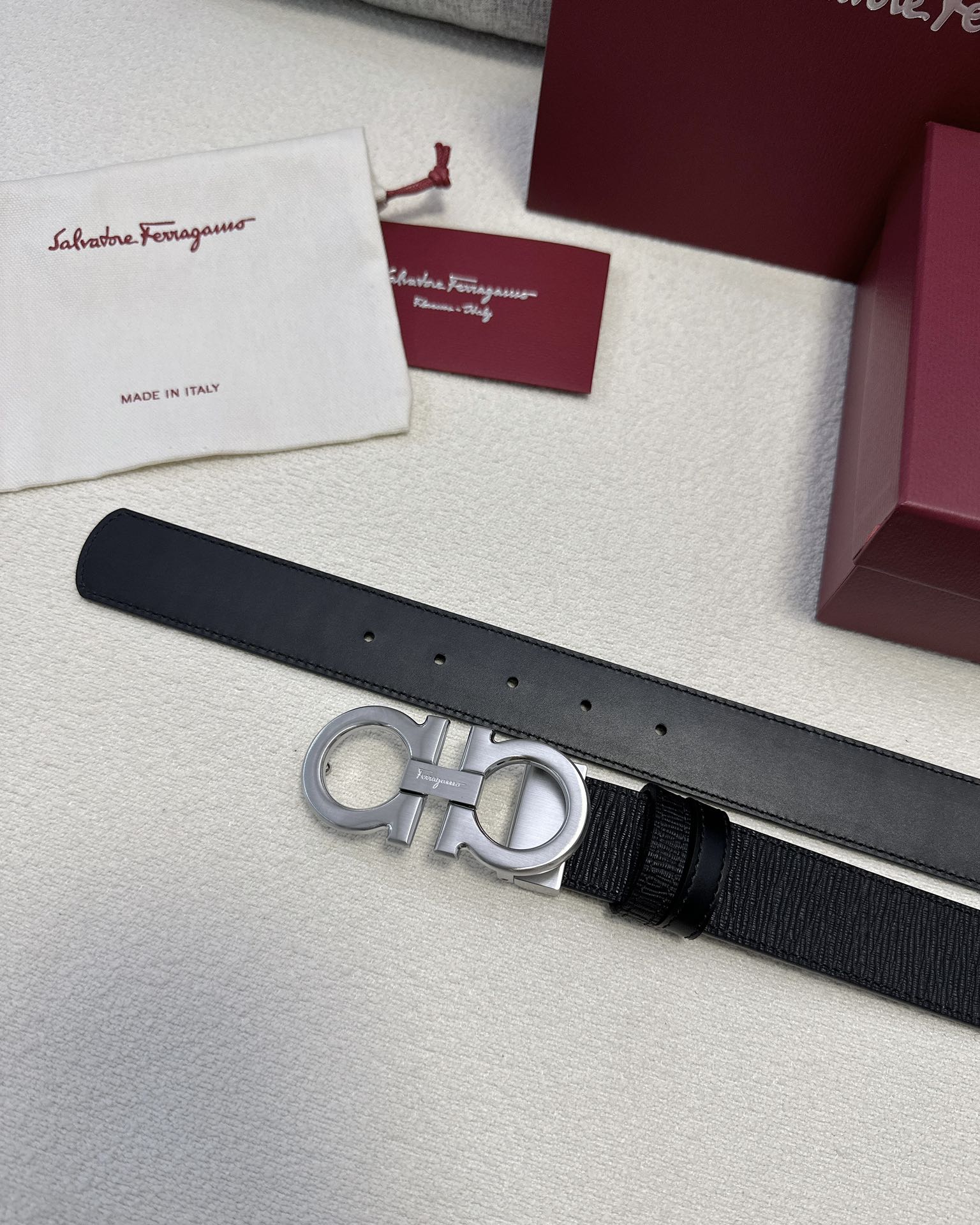 Salvatore Ferragamo Male Basic Belt Cow Leather M