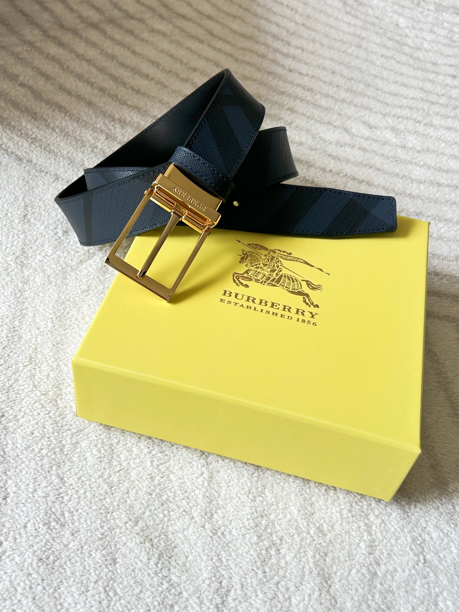 Burberry Male Basic Belt Cow Leather M-l