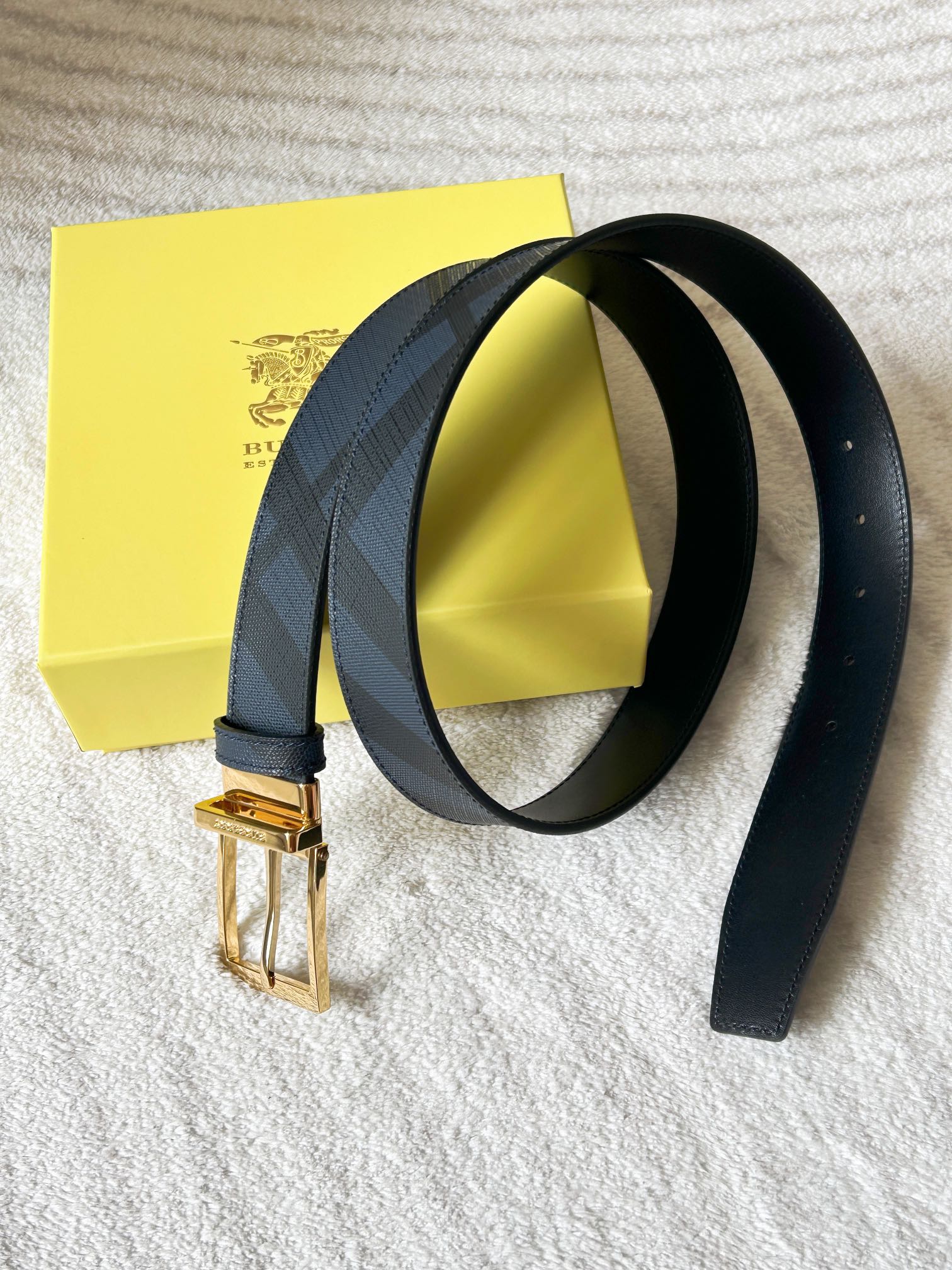 Burberry Male Basic Belt Cow Leather M-l