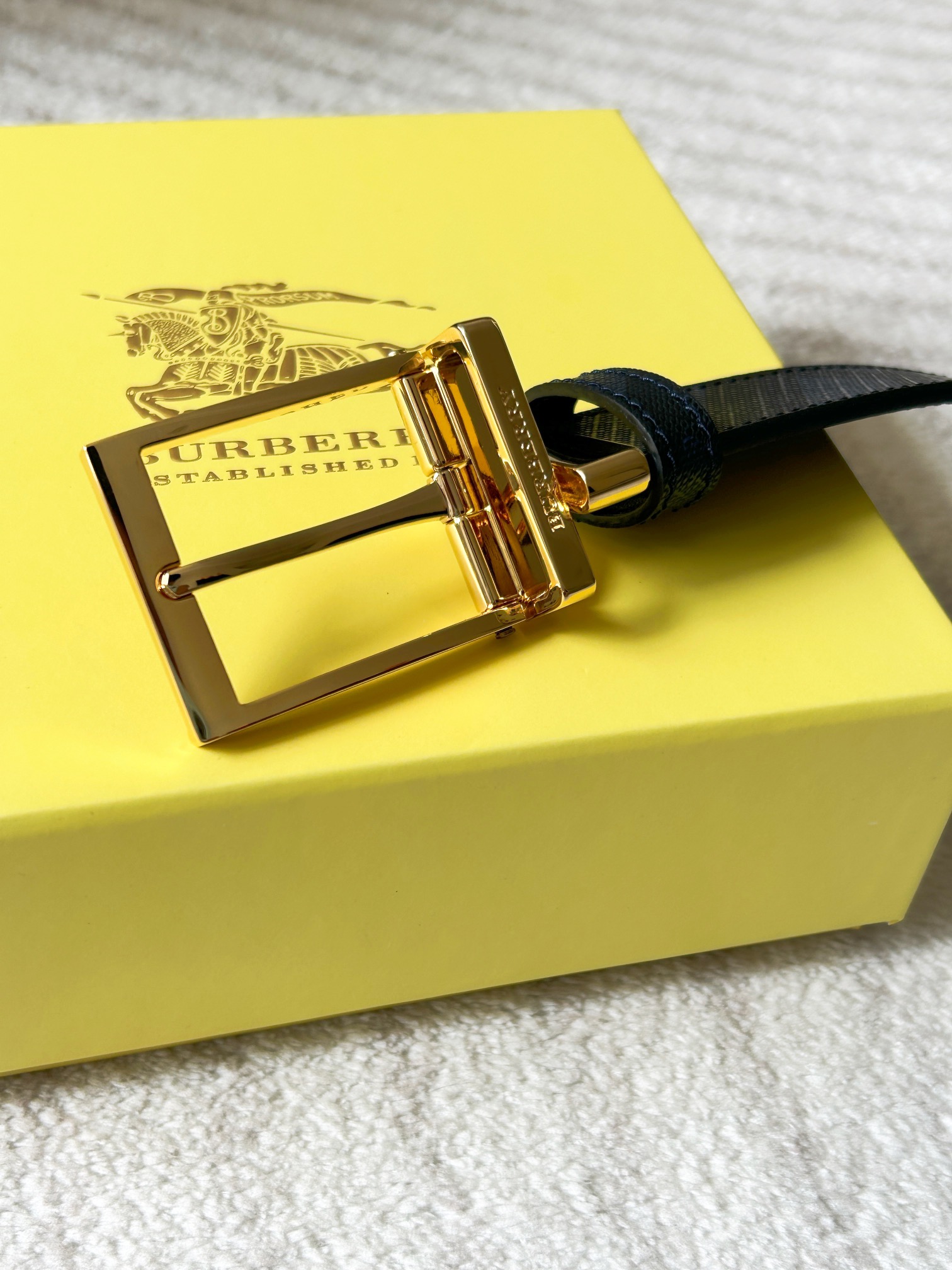 Burberry Male Basic Belt Cow Leather M-l