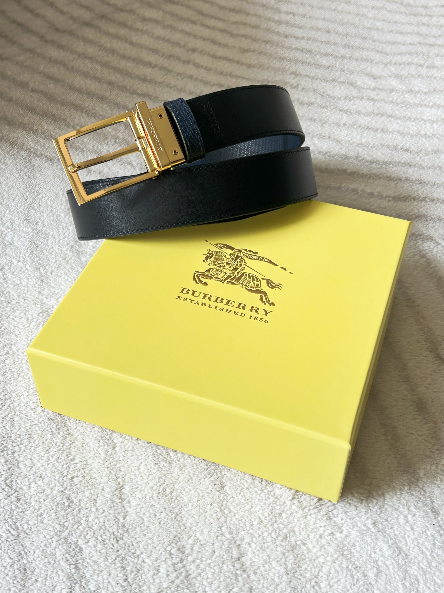 Burberry Male Basic Belt Cow Leather M-l