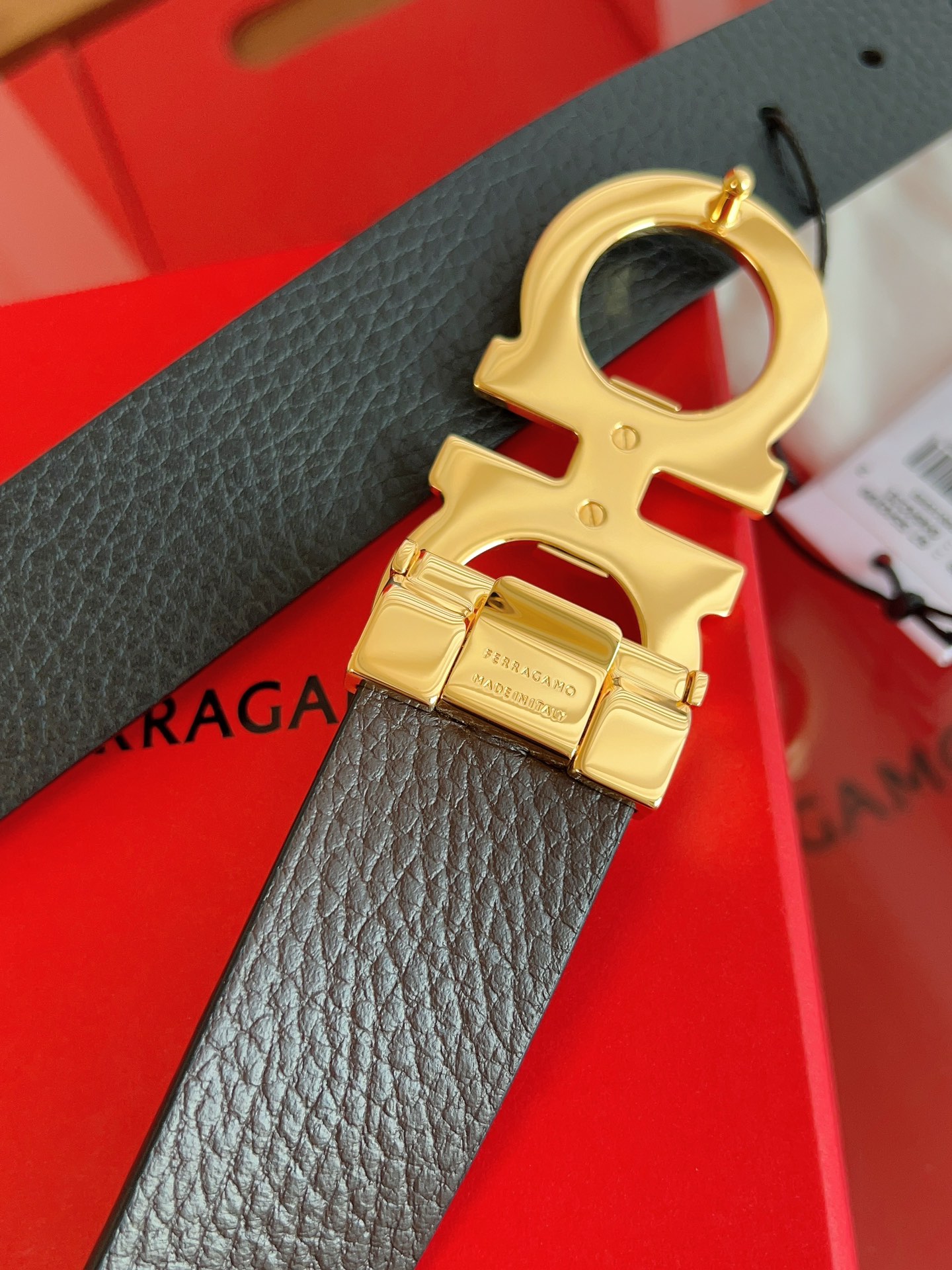 Salvatore Ferragamo Basic Belt Cow Leather M