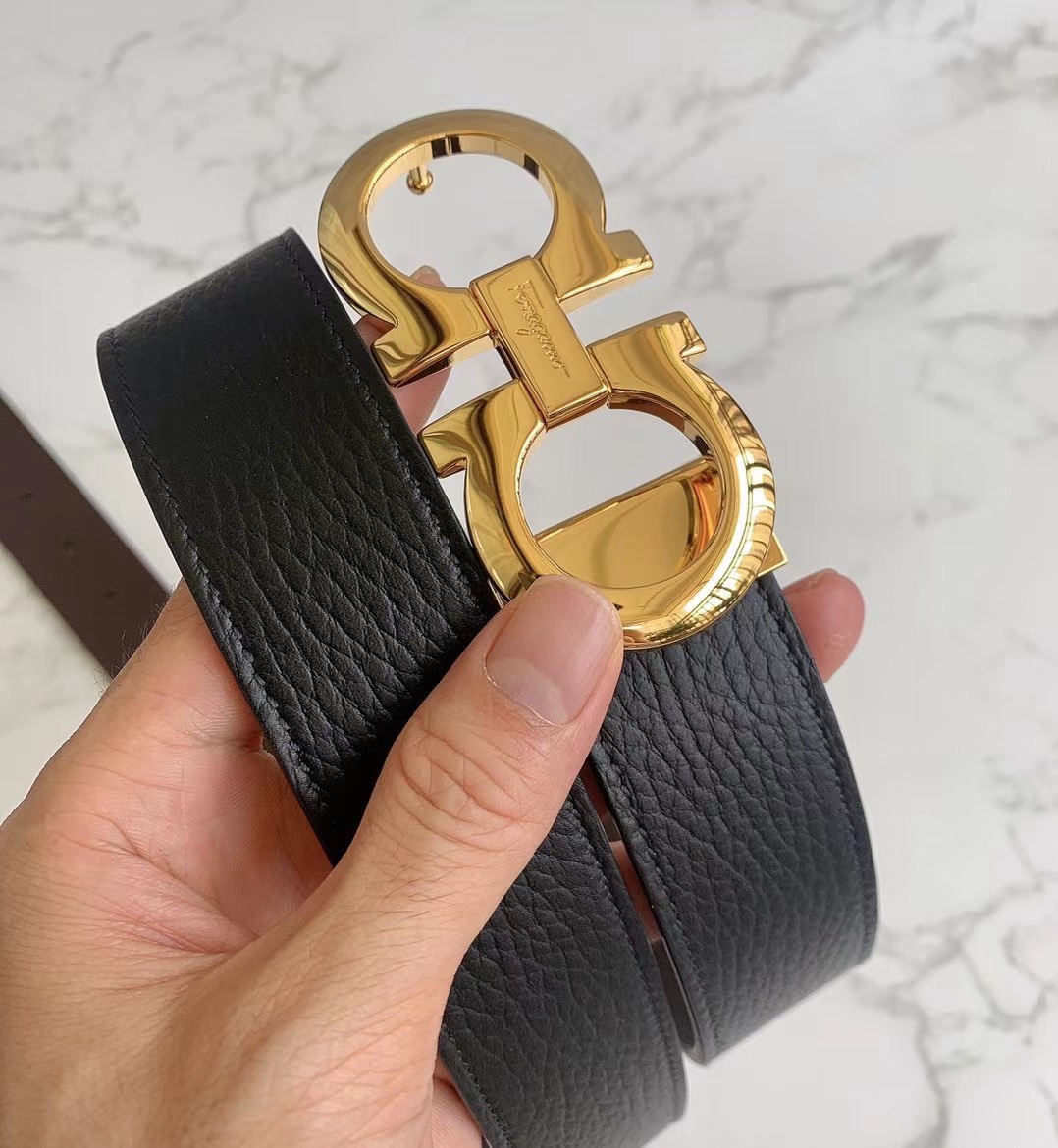 Salvatore Ferragamo Male Leather Belt M