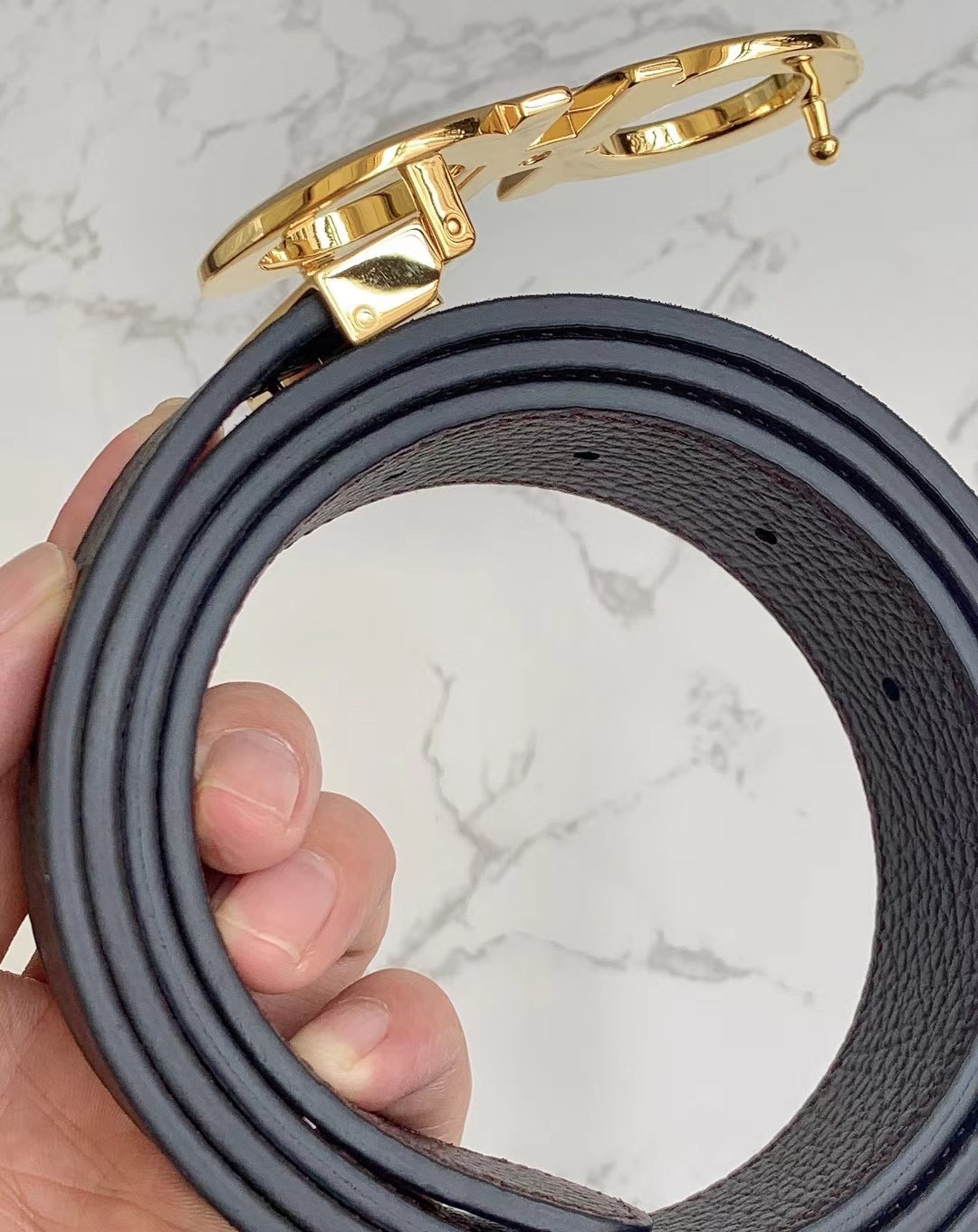 Salvatore Ferragamo Male Leather Belt M