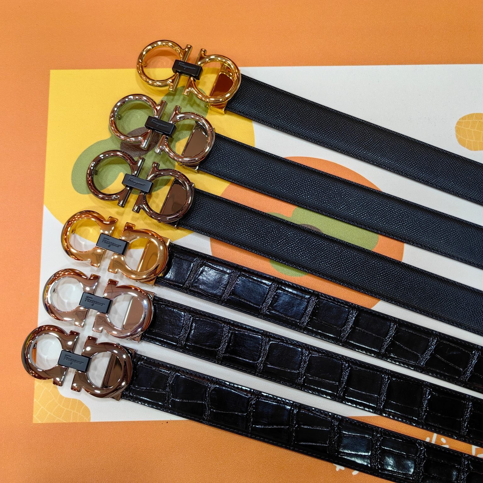 Salvatore Ferragamo Male Basic Belt Cow Leather M