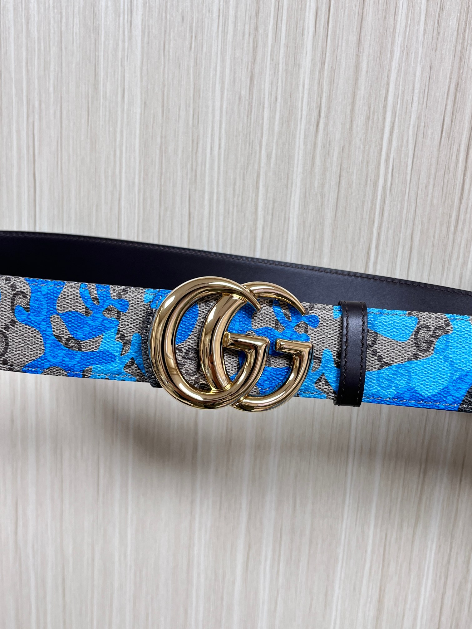 Gucci Basic Belt Blue M