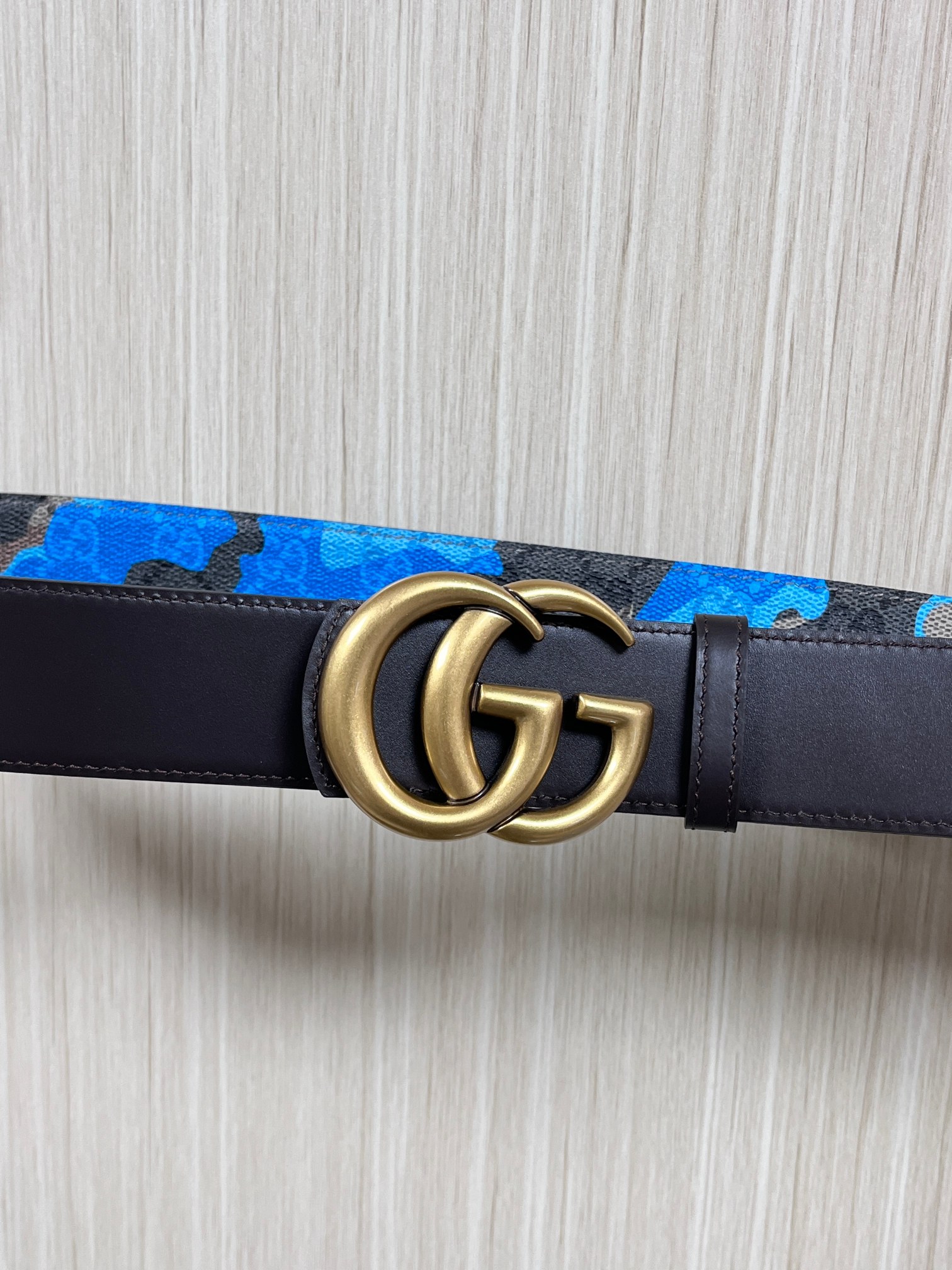 Gucci Basic Belt Blue M