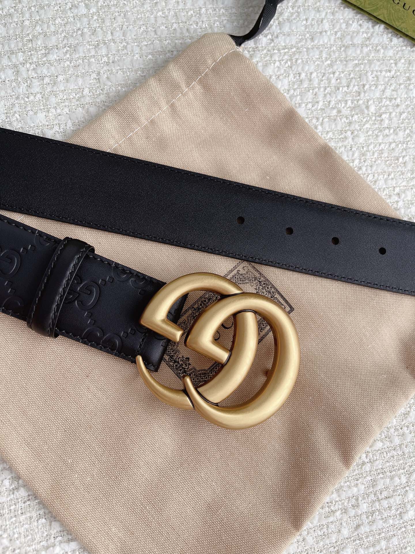 Gucci Basic Belt Cow Leather M