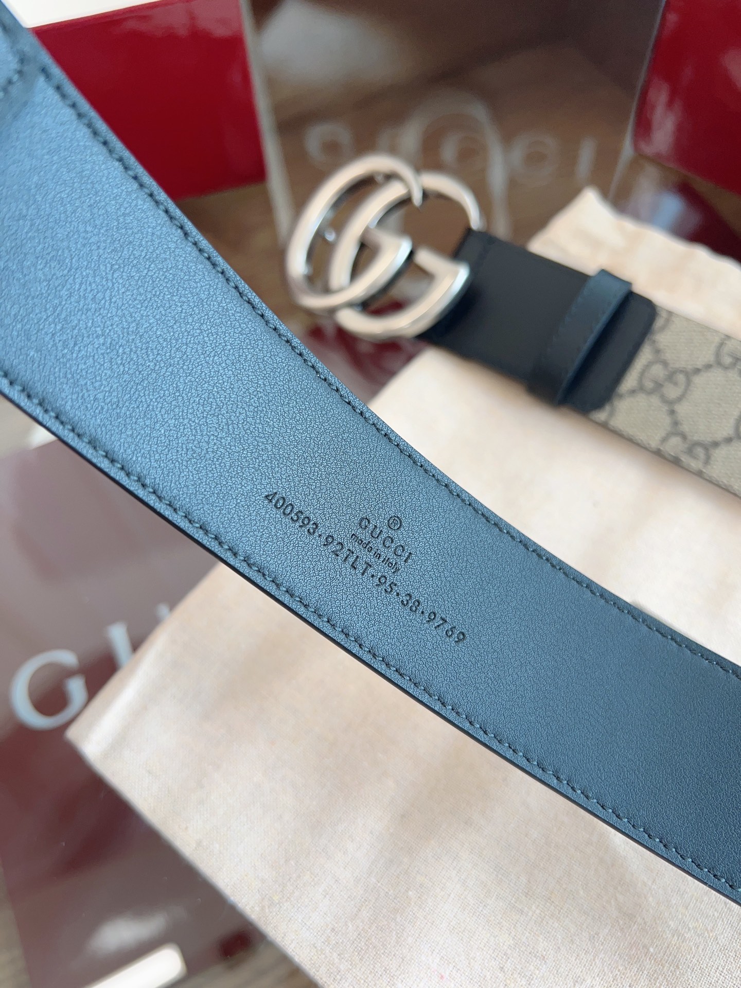 Gucci Basic Belt Cow Leather 13514-m-l