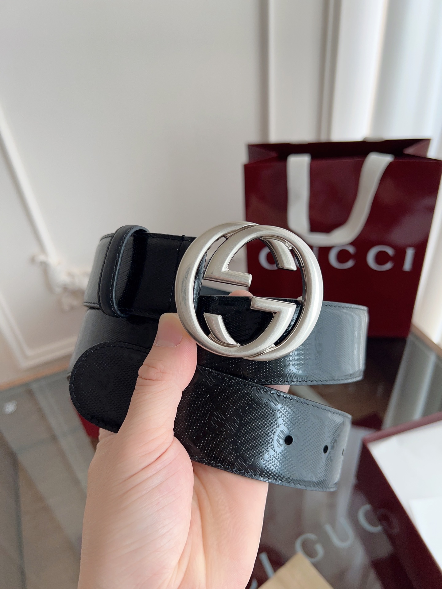 Gucci Basic Belt 13514-m-l