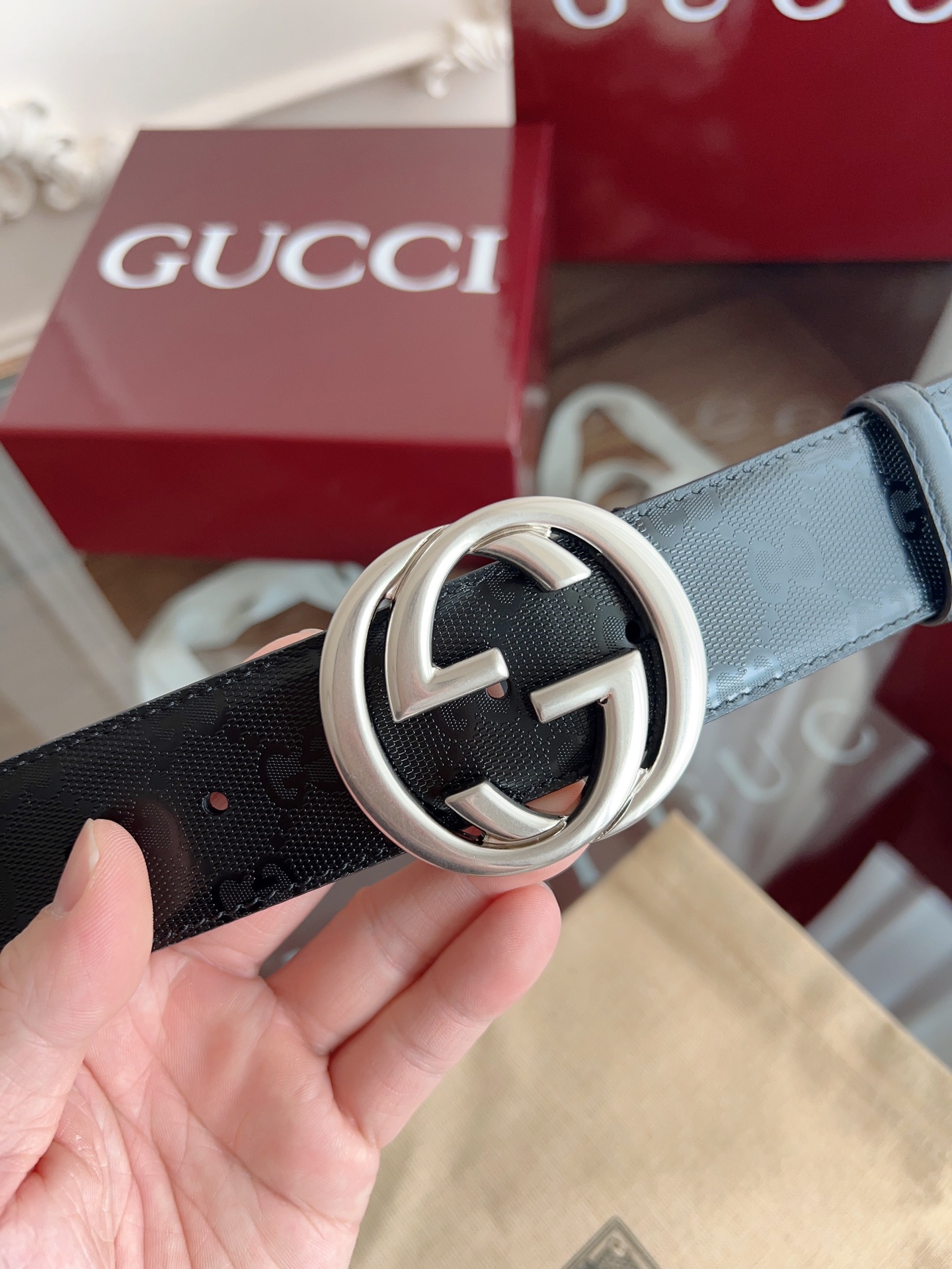 Gucci Basic Belt 13514-m-l