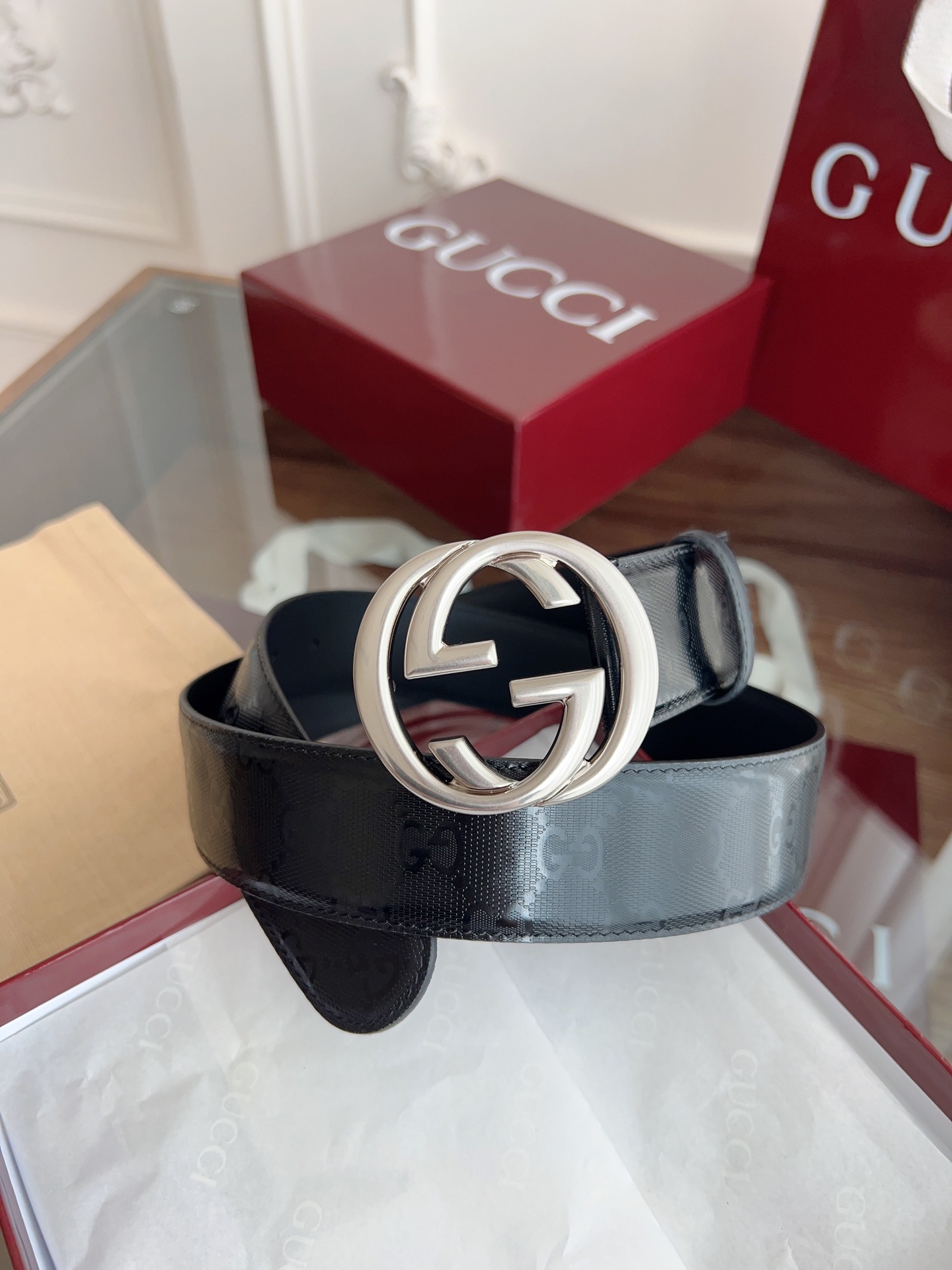 Gucci Basic Belt 13514-m-l