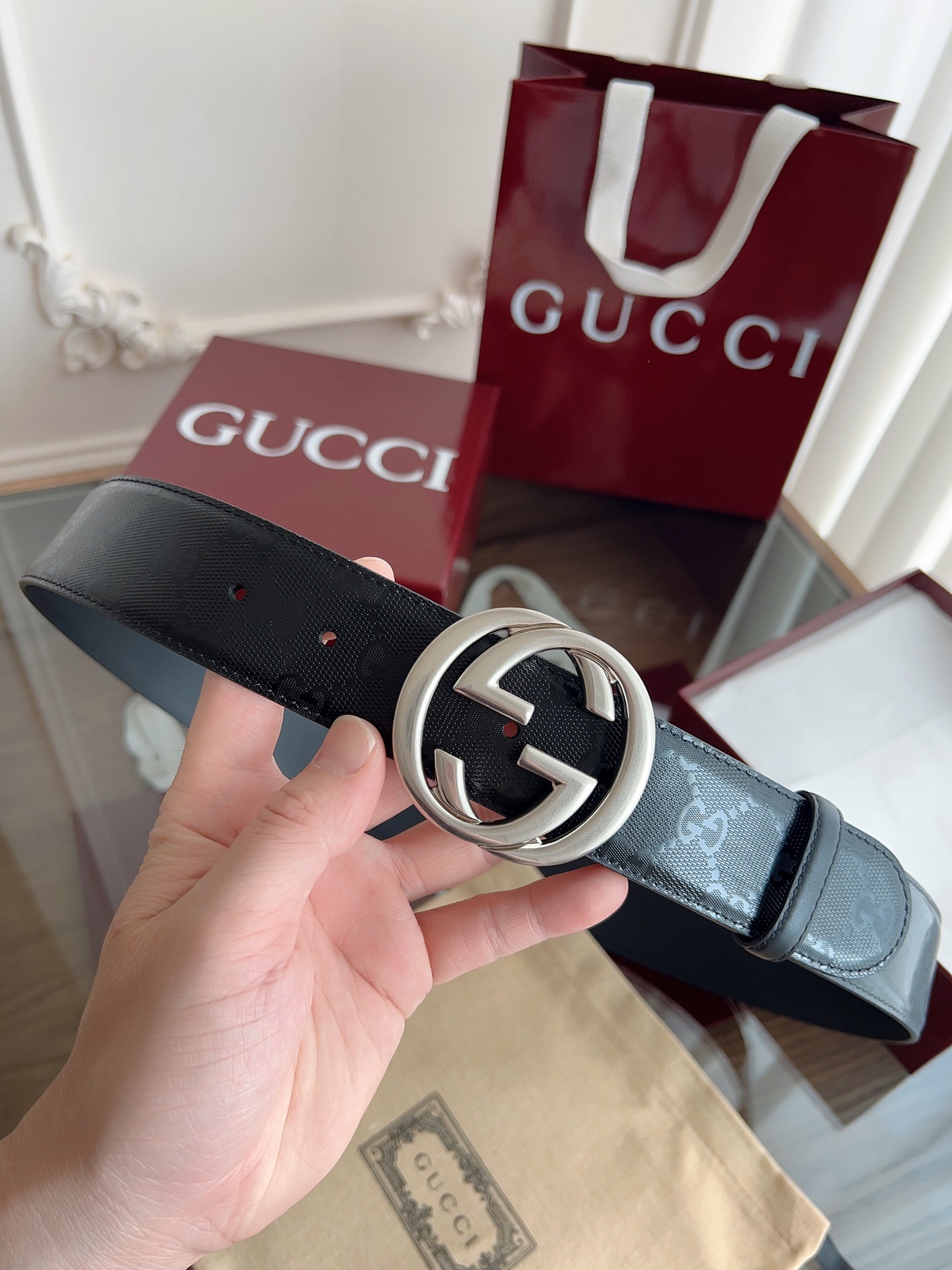 Gucci Basic Belt 13514-m-l