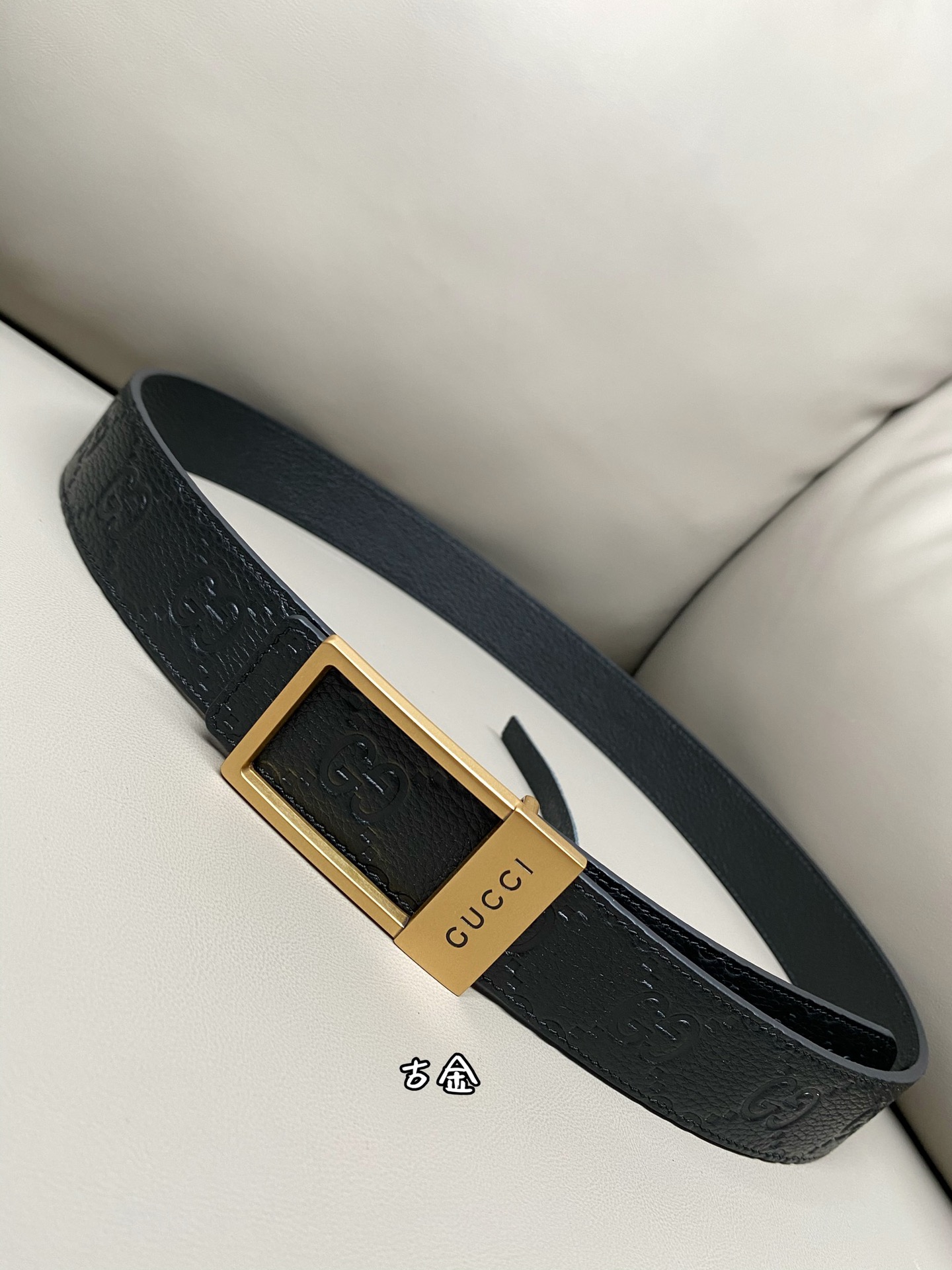 Gucci Male Basic Belt Cow Leather 13514-m