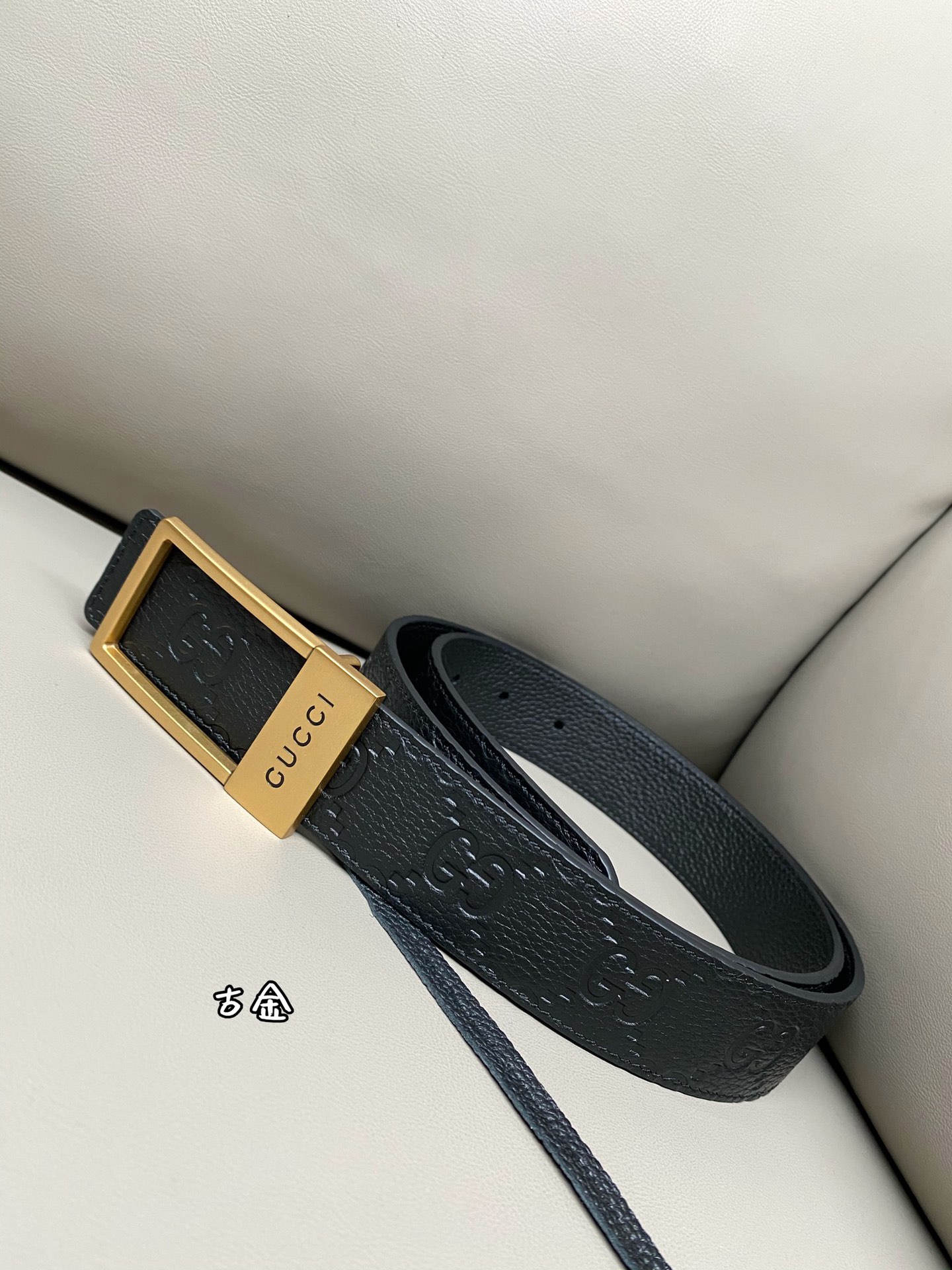 Gucci Male Basic Belt Cow Leather 13514-m