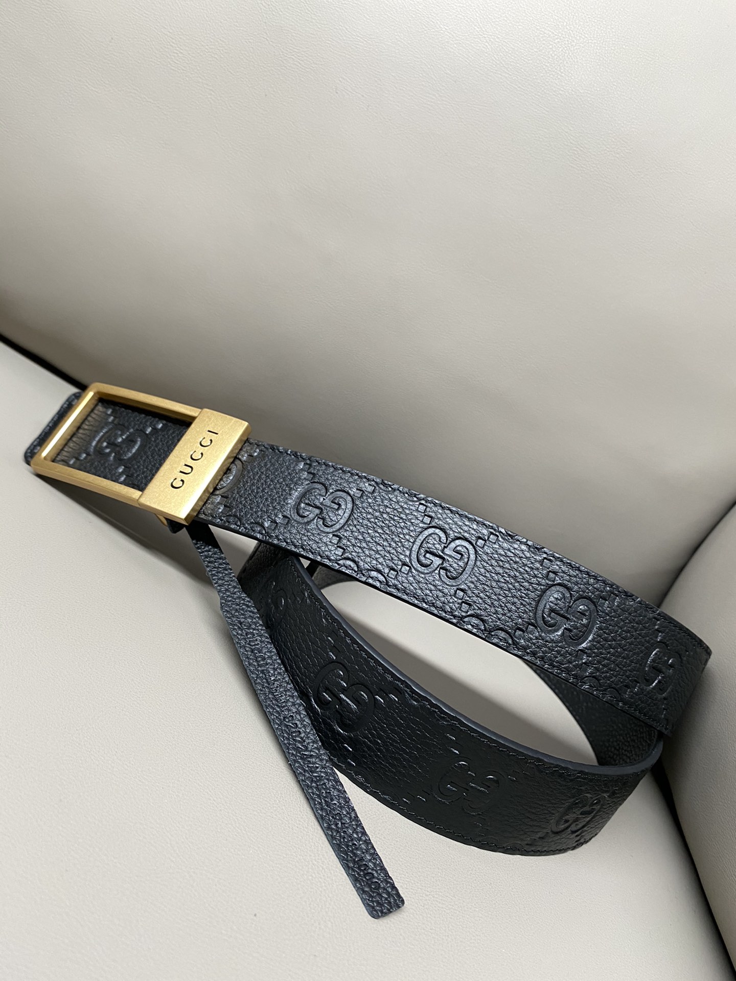 Gucci Male Basic Belt Cow Leather 13514-m
