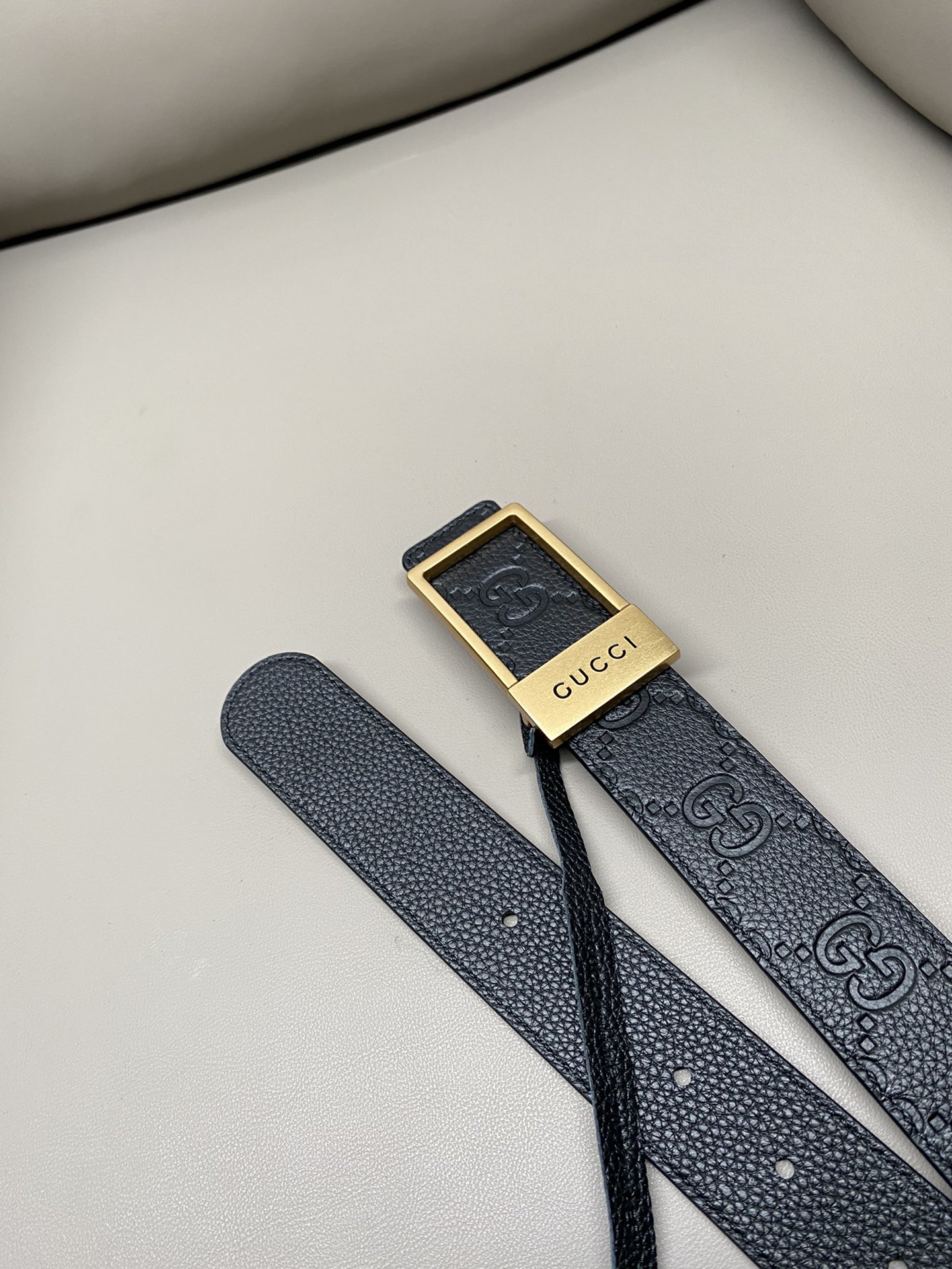 Gucci Male Basic Belt Cow Leather 13514-m