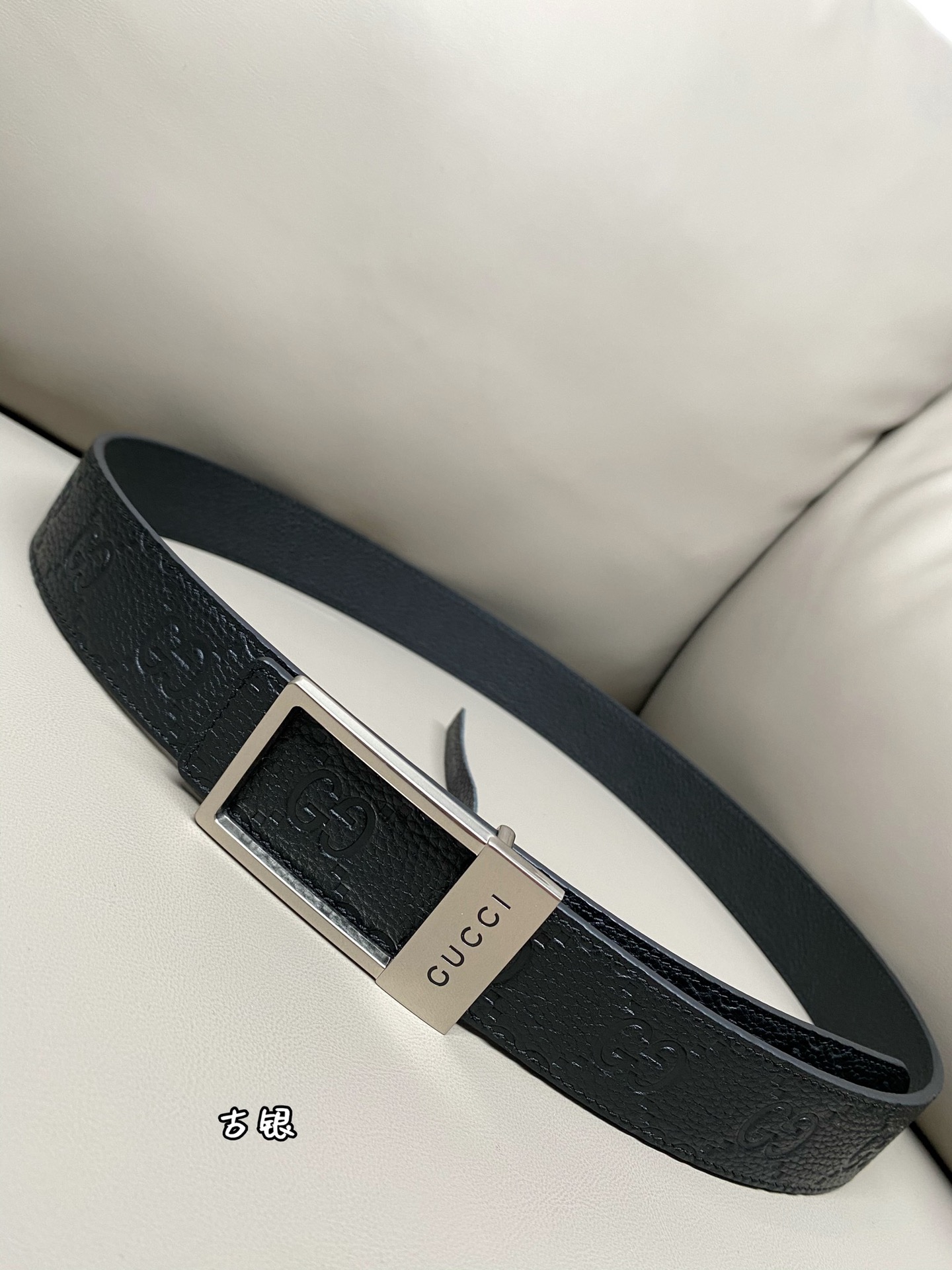 Gucci Male Basic Belt Cow Leather 13514-m