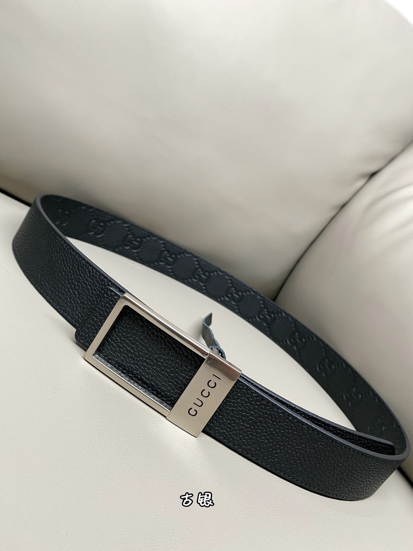 Gucci Male Basic Belt Cow Leather 13514-m