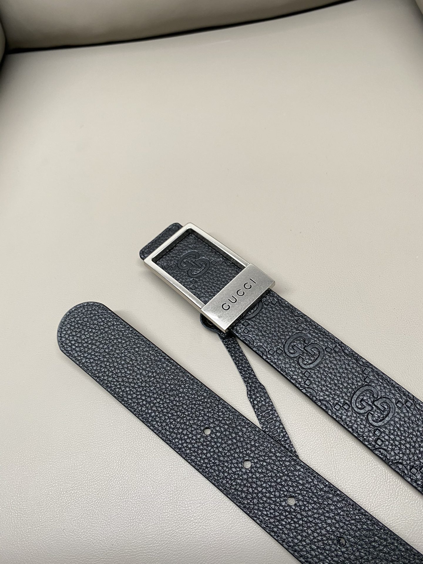 Gucci Male Basic Belt Cow Leather 13514-m