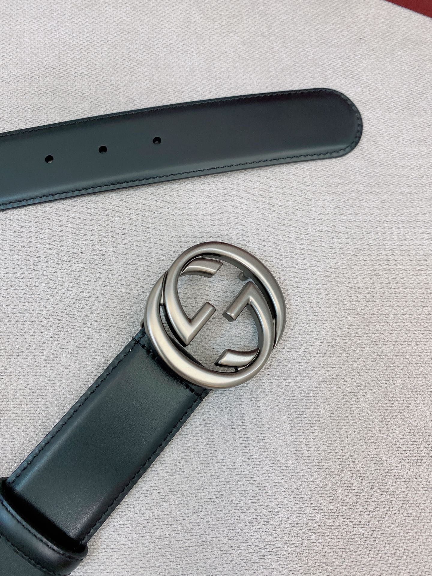 Gucci Male Basic Belt Cow Leather Black M