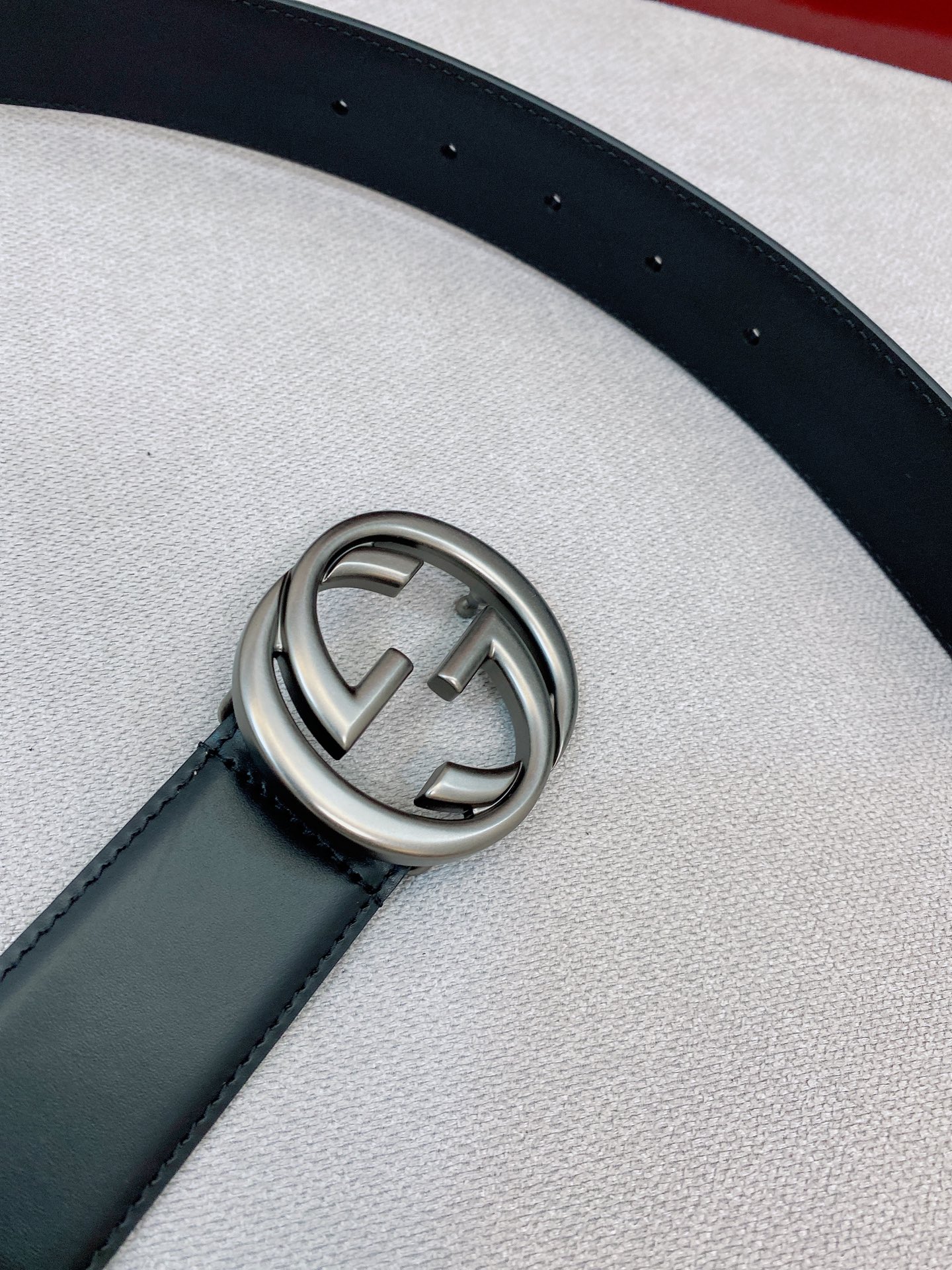 Gucci Male Basic Belt Cow Leather Black M