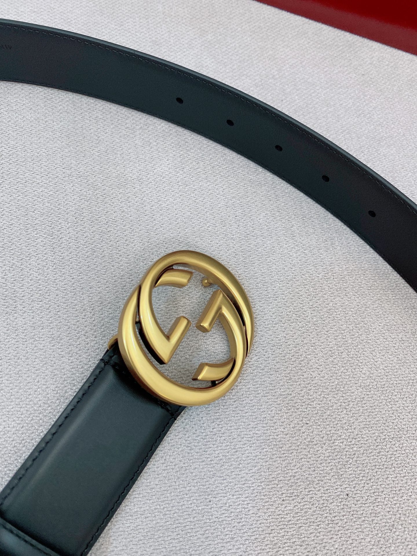 Gucci Male Basic Belt Cow Leather Black M