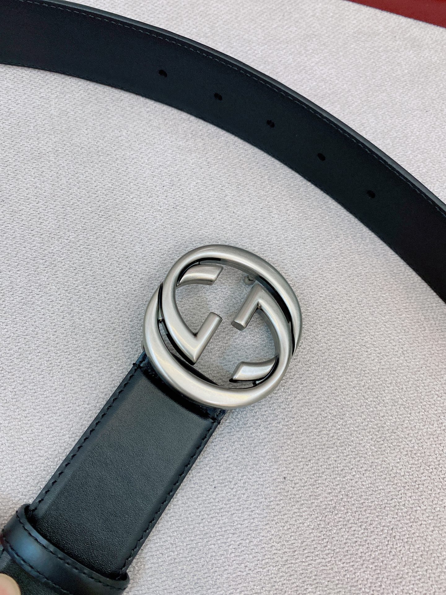 Gucci Male Basic Belt Cow Leather Black M