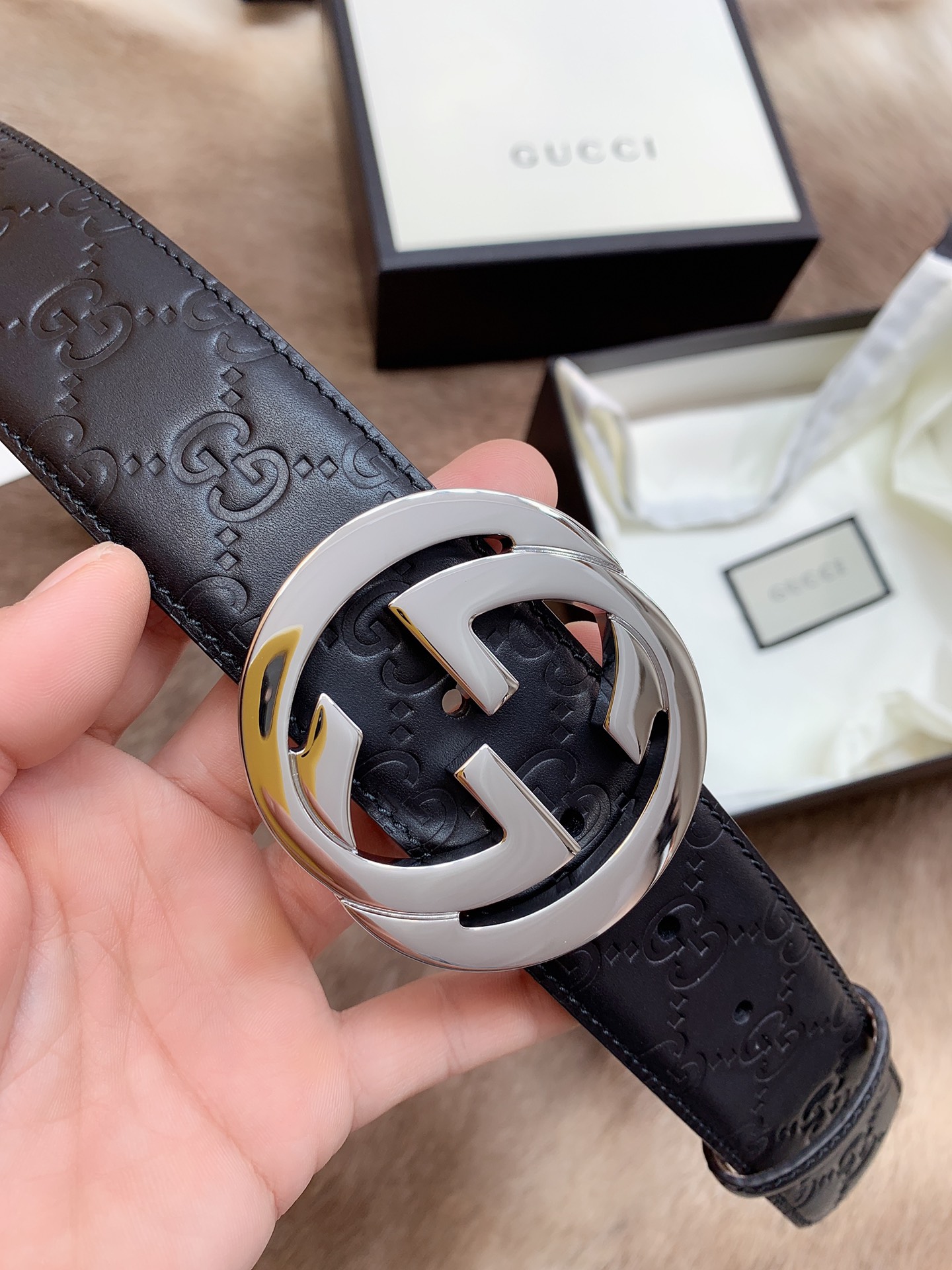 Gucci Male Basic Belt M