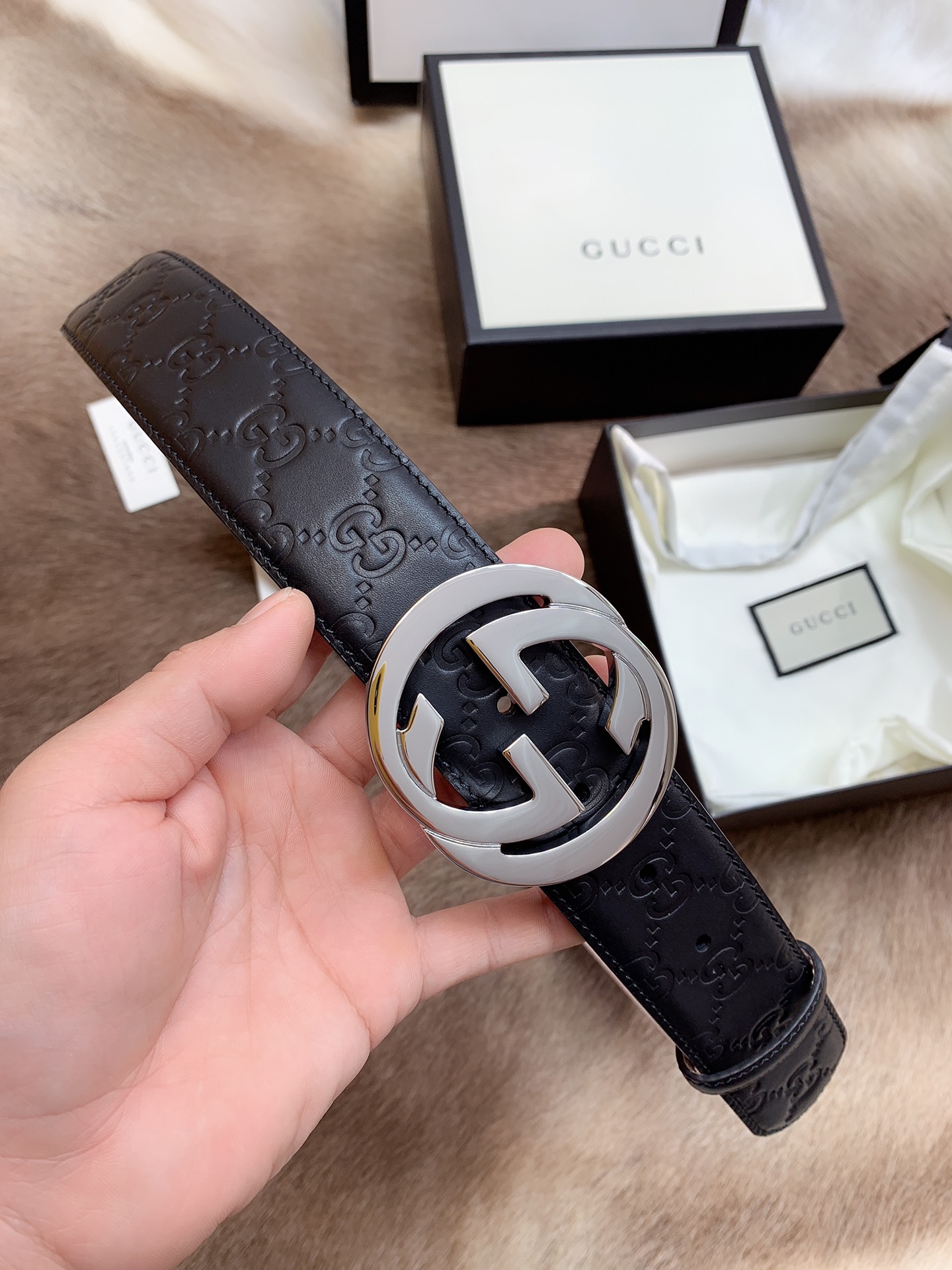 Gucci Male Basic Belt M