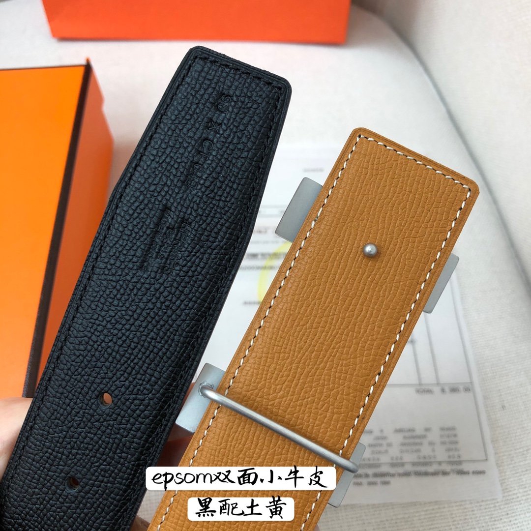 Hermès Male Basic Belt Cow Leather 38mm-s-m