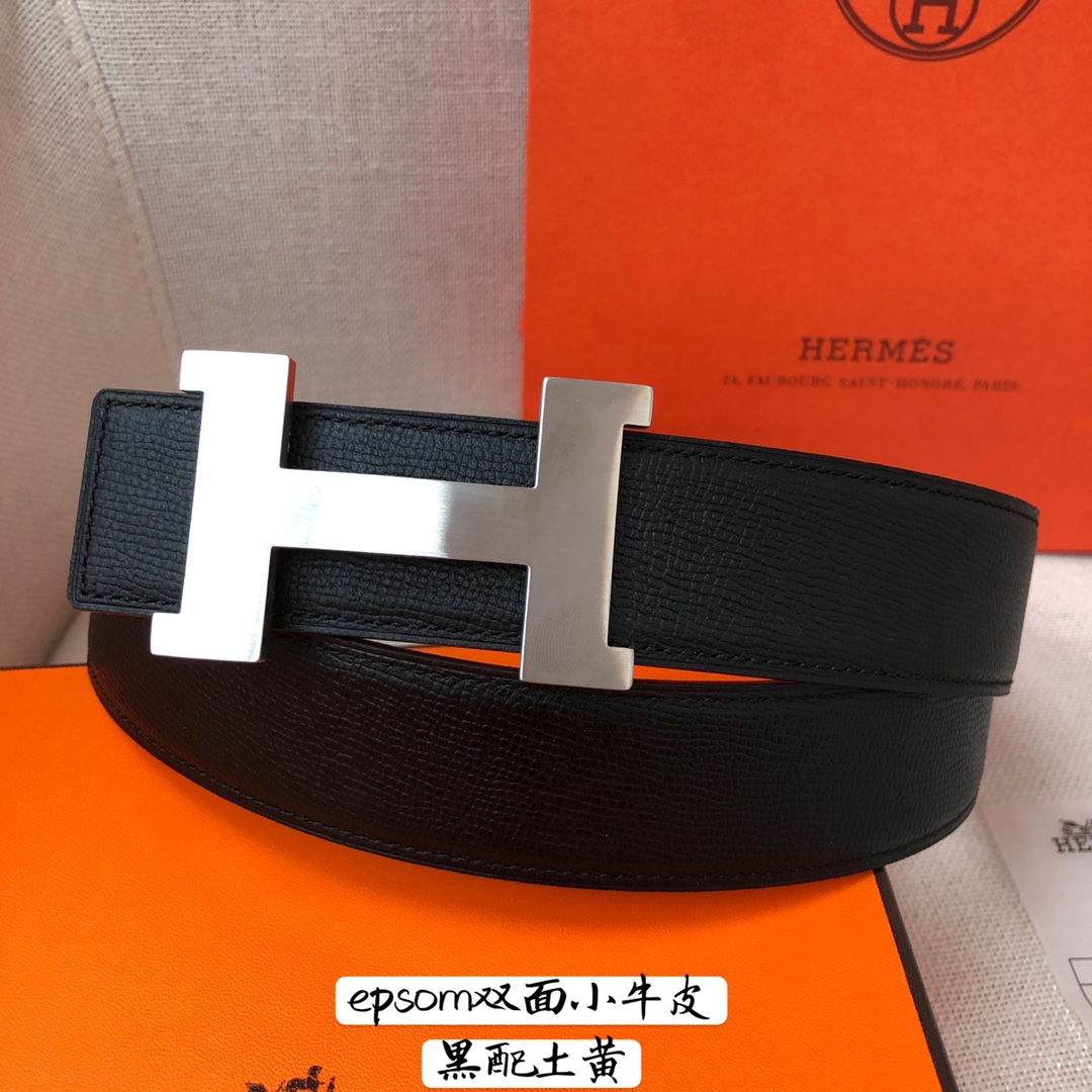 Hermès Male Basic Belt Cow Leather 38mm-s-m