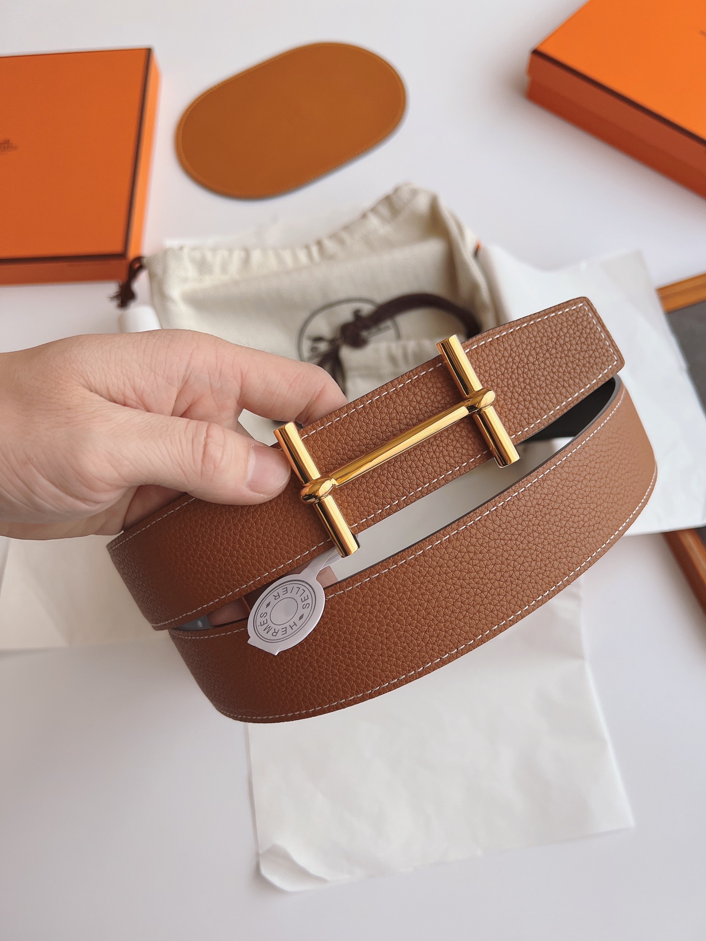 Hermès Basic Belt 38mm