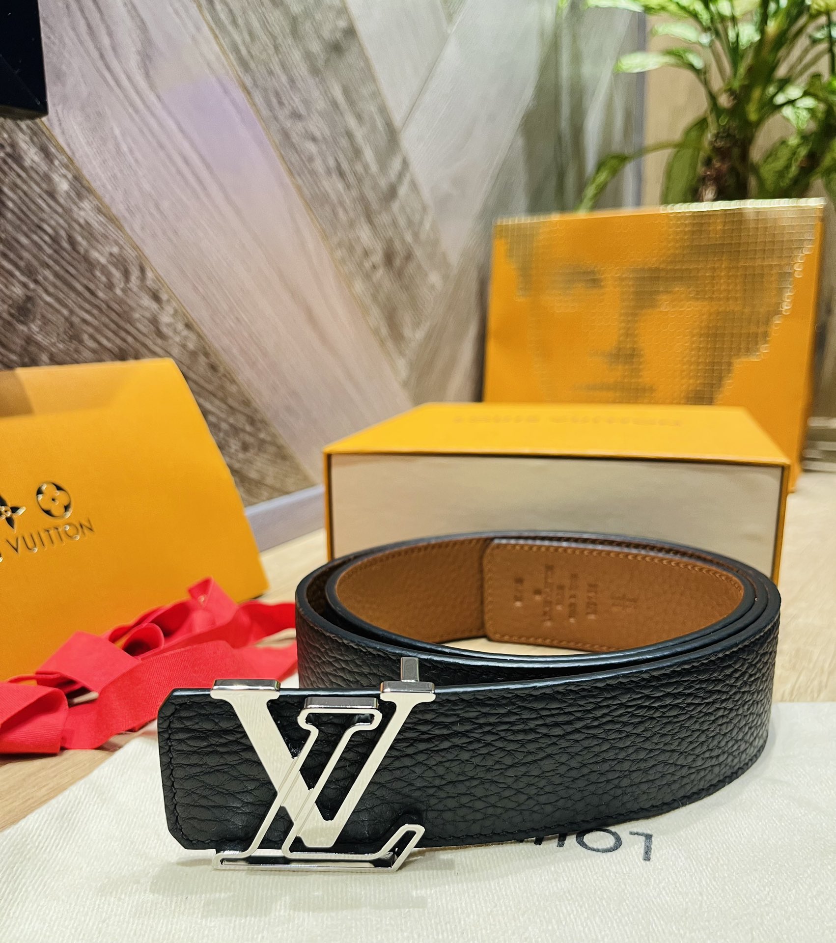 Louis Vuitton Basic Belt Cow Leather 40mm-s-l
