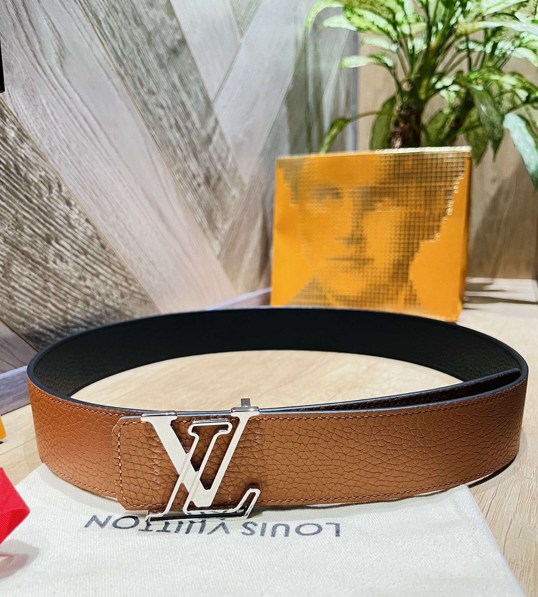 Louis Vuitton Basic Belt Cow Leather 40mm-s-l