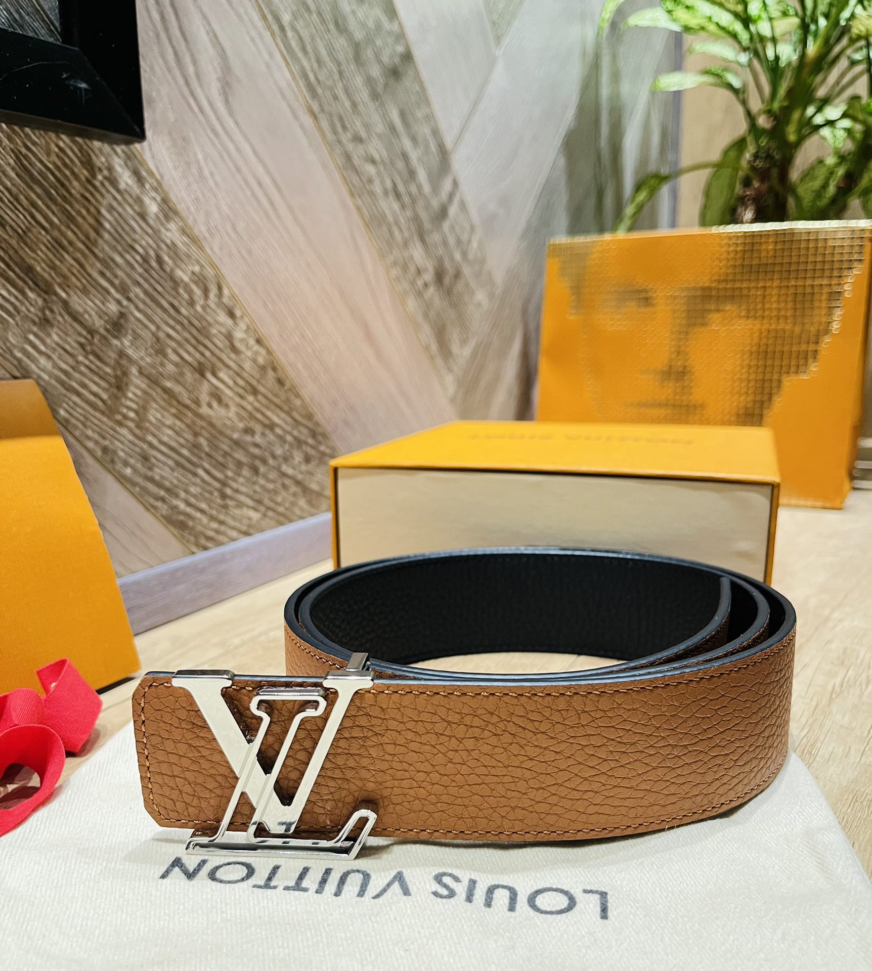 Louis Vuitton Basic Belt Cow Leather 40mm-s-l
