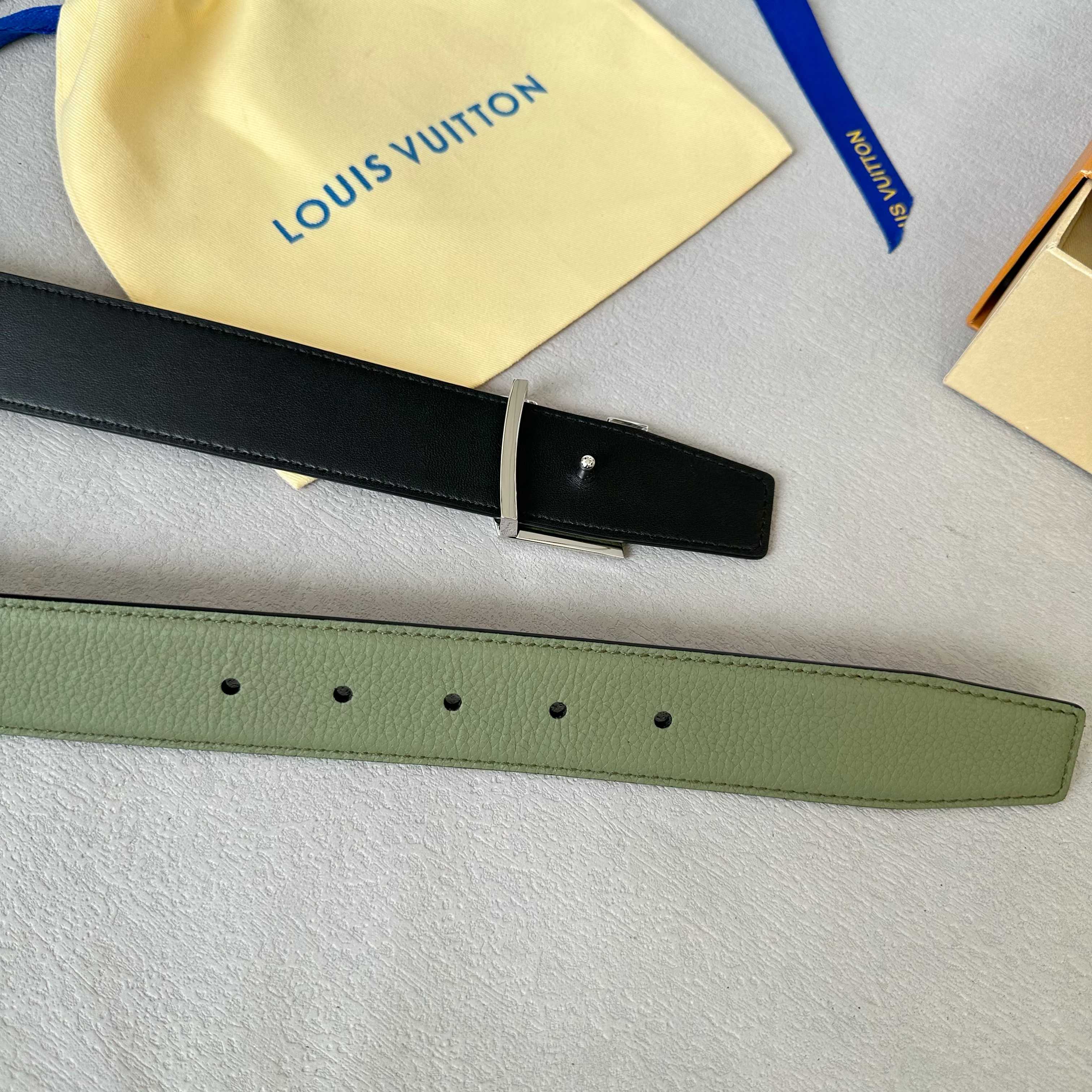 Louis Vuitton Male Basic Belt Cow Leather S-l