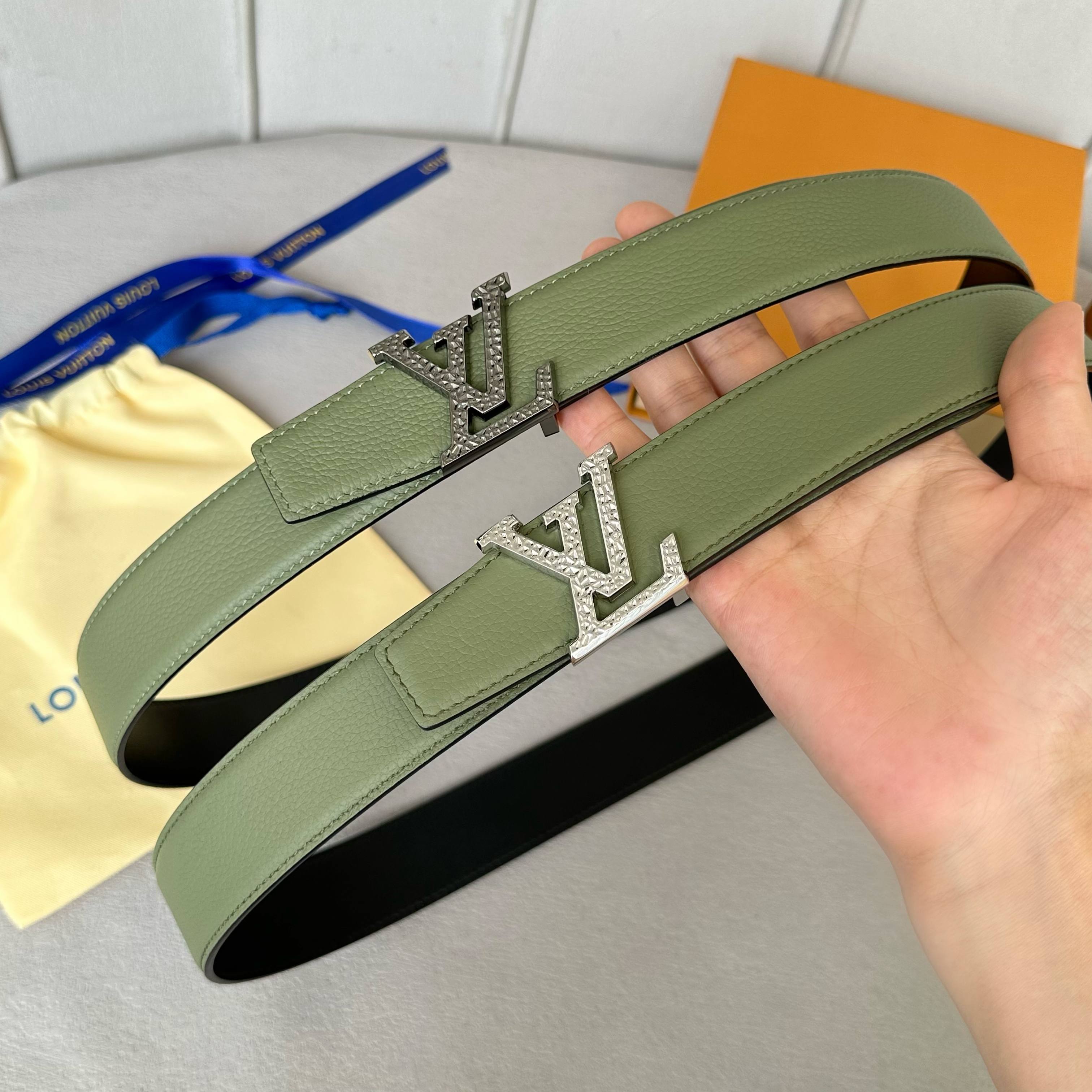 Louis Vuitton Male Basic Belt Cow Leather S-l