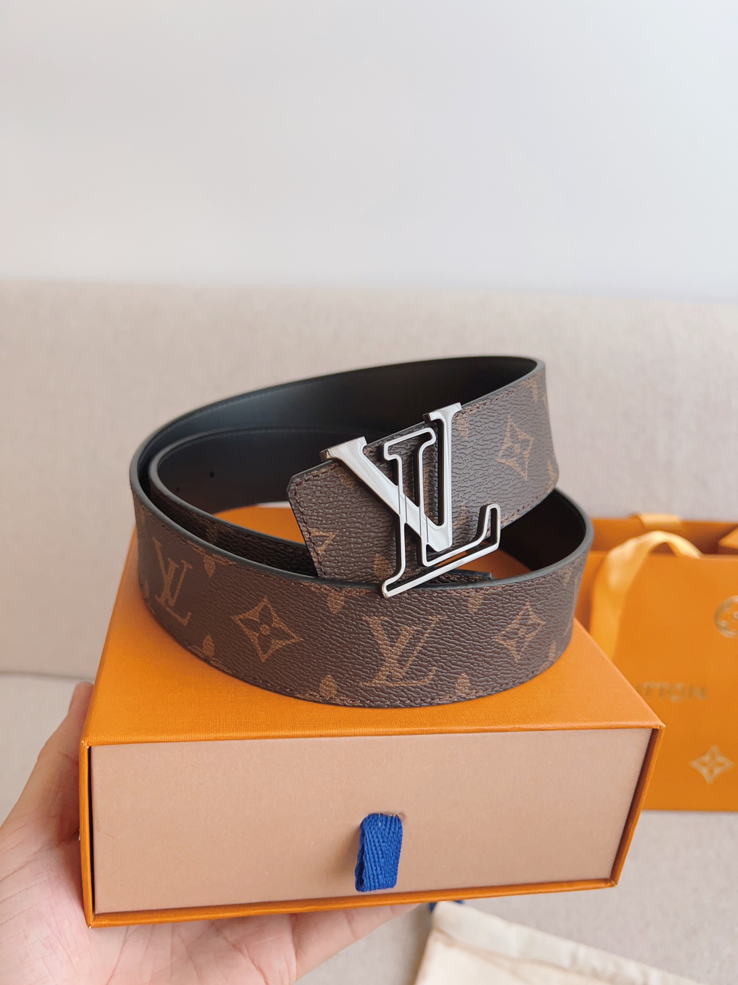 Louis Vuitton Basic Belt Cow Leather S-m-l