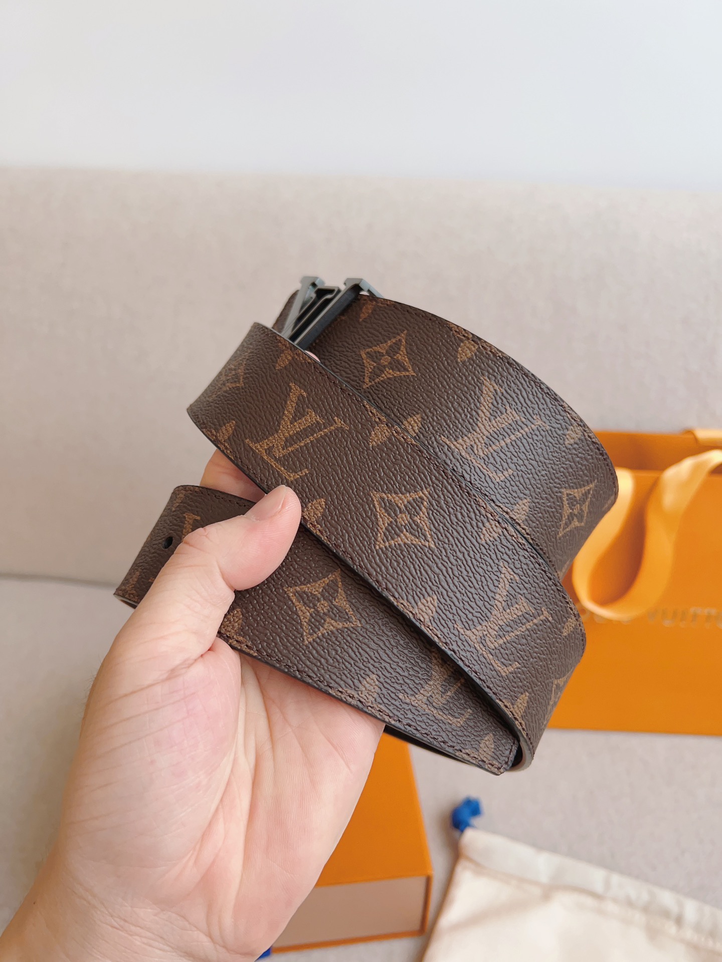 Louis Vuitton Basic Belt Cow Leather S-m-l