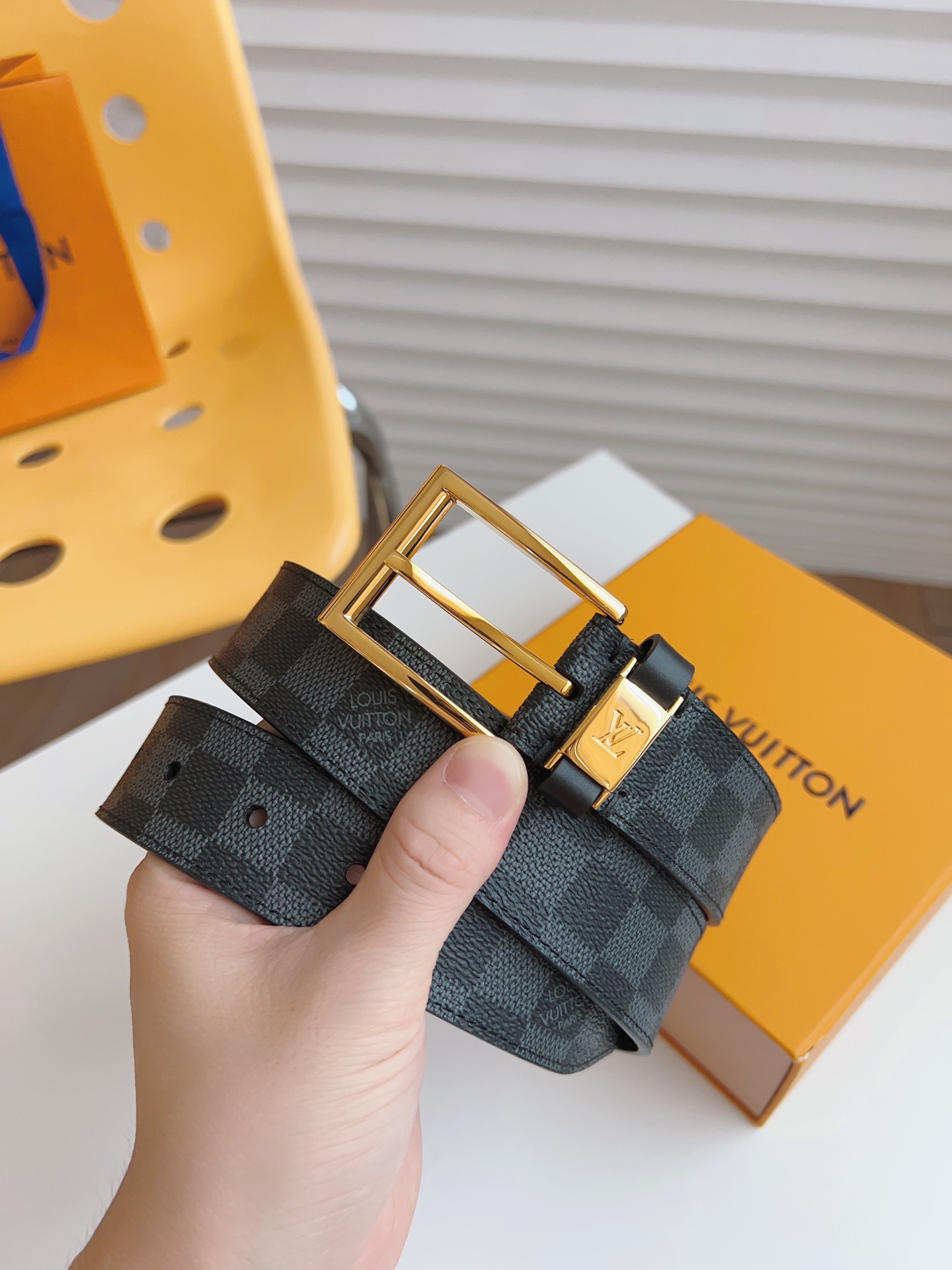 Louis Vuitton Male Basic Belt 35mm-l