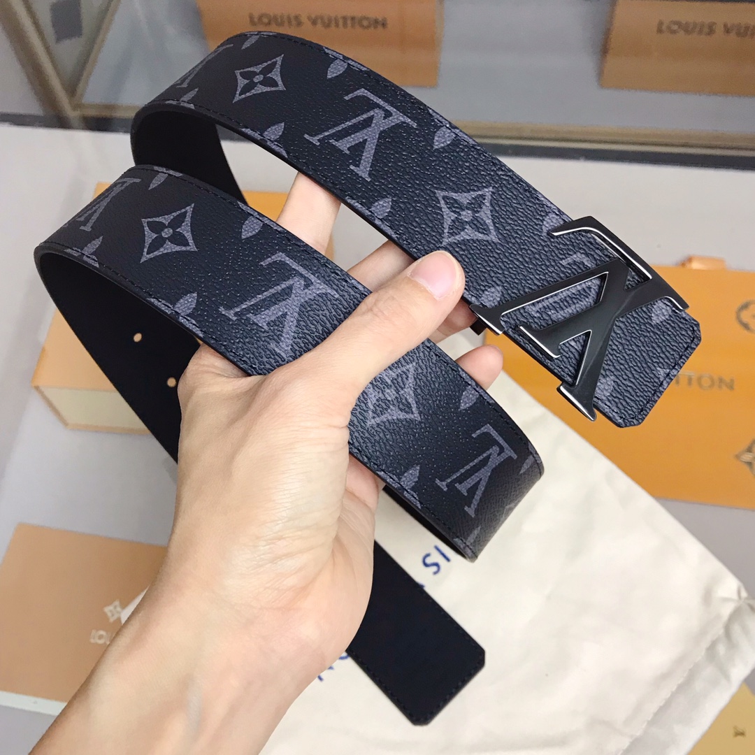 Louis Vuitton Male Basic Belt Cow Leather S-m-l