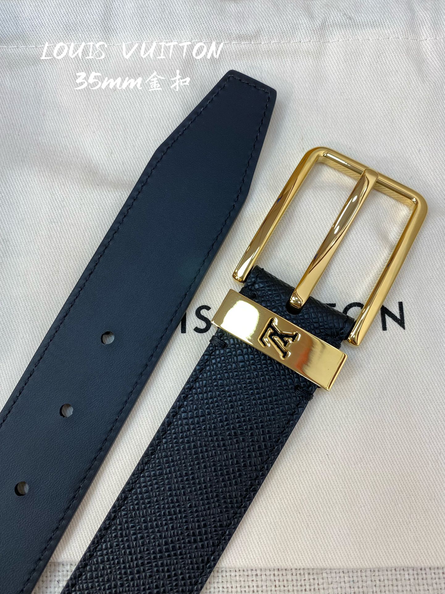 Louis Vuitton Male Basic Belt 35mm-l