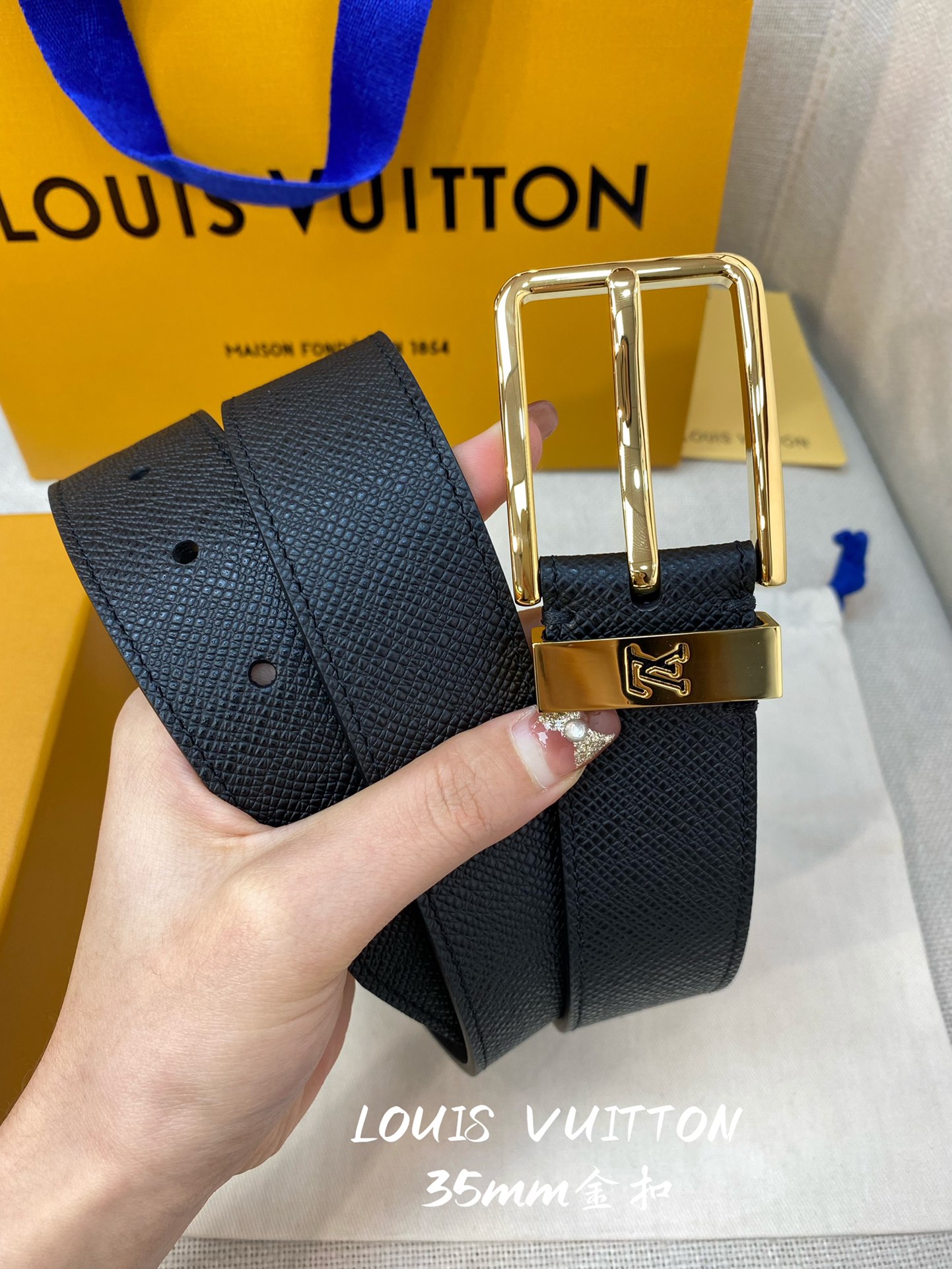 Louis Vuitton Male Basic Belt 35mm-l