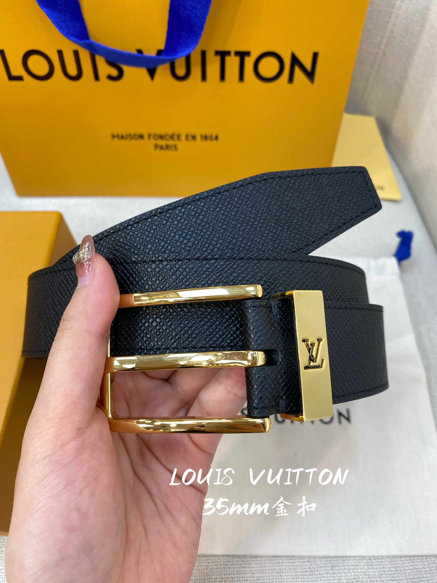 Louis Vuitton Male Basic Belt 35mm-l