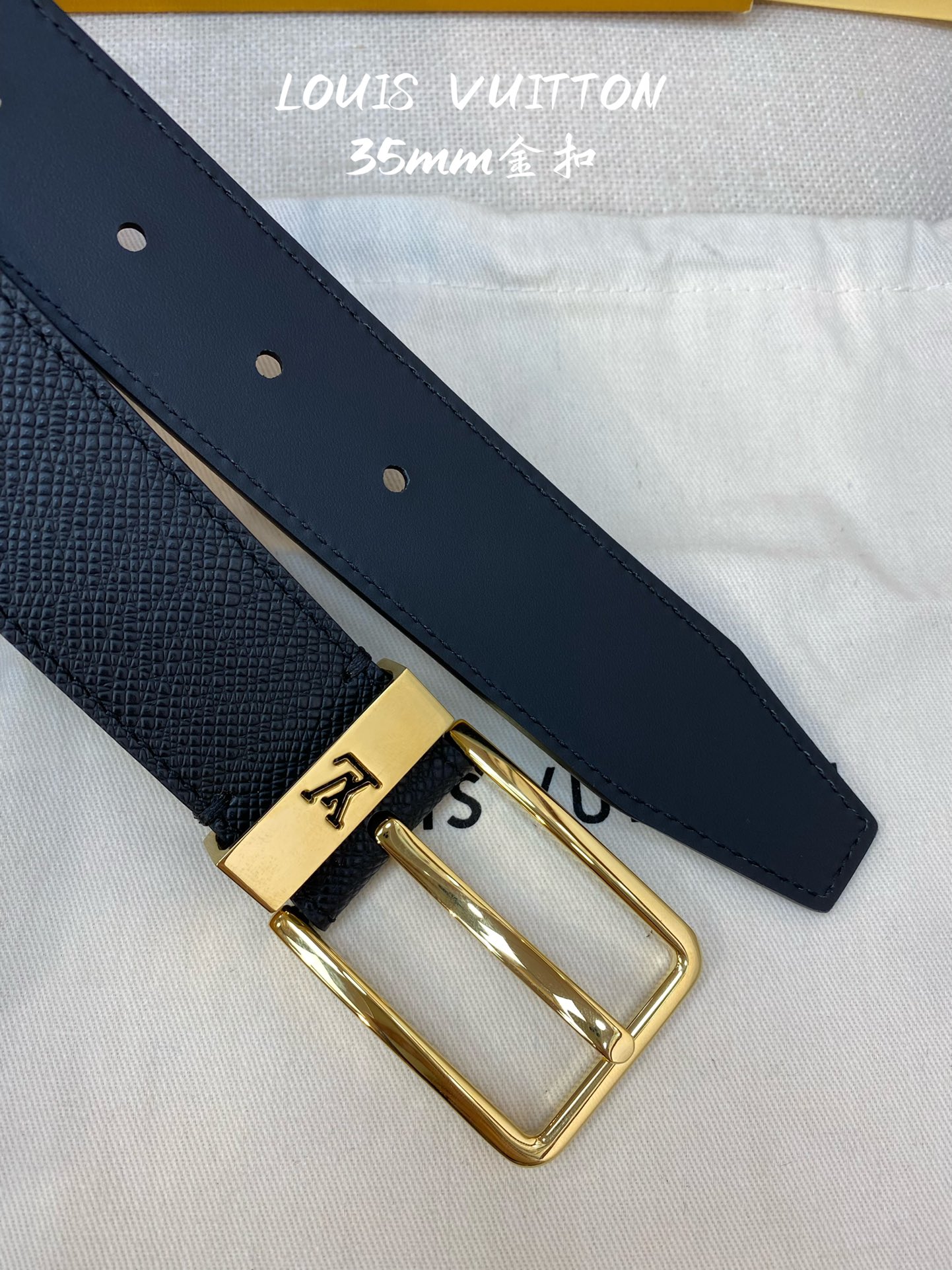 Louis Vuitton Male Basic Belt 35mm-l
