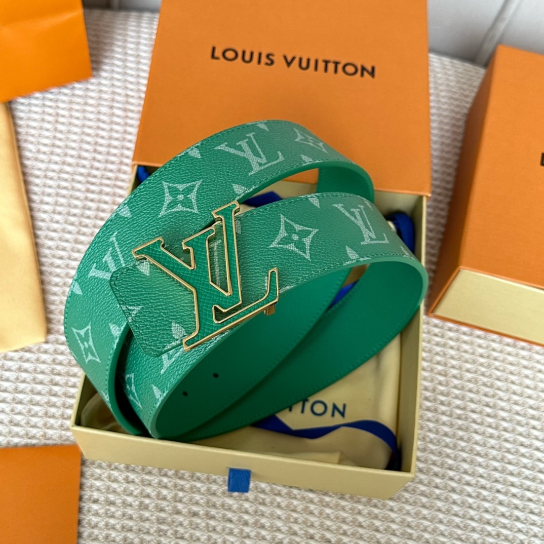 Louis Vuitton Male Basic Belt Cow Leather L